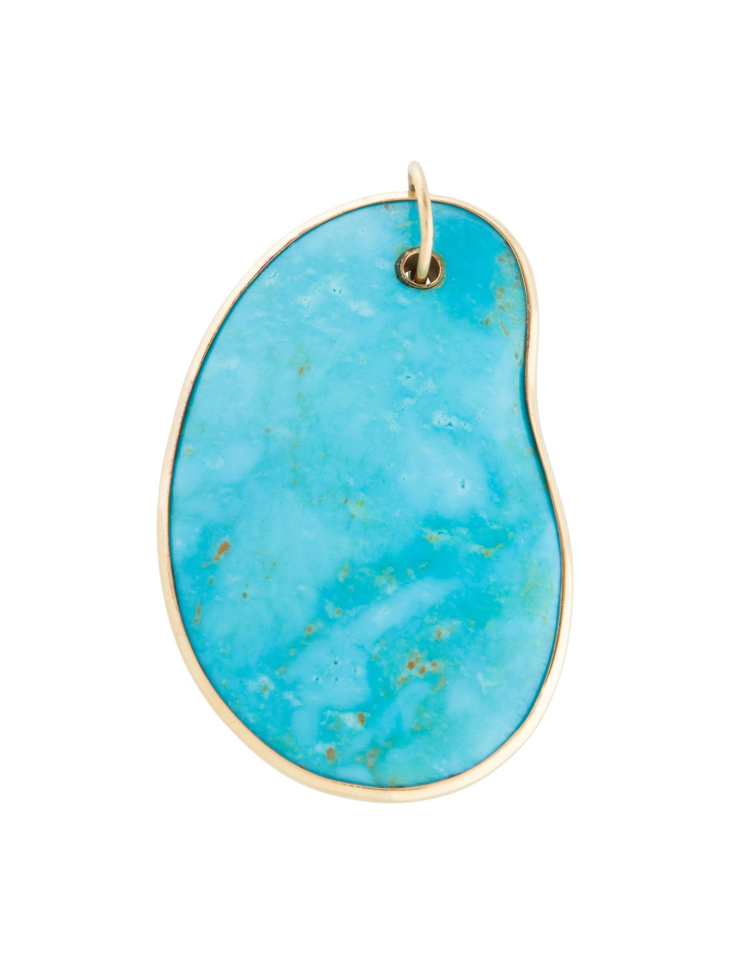 Ippolita 18K Turquoise Bean Pendant