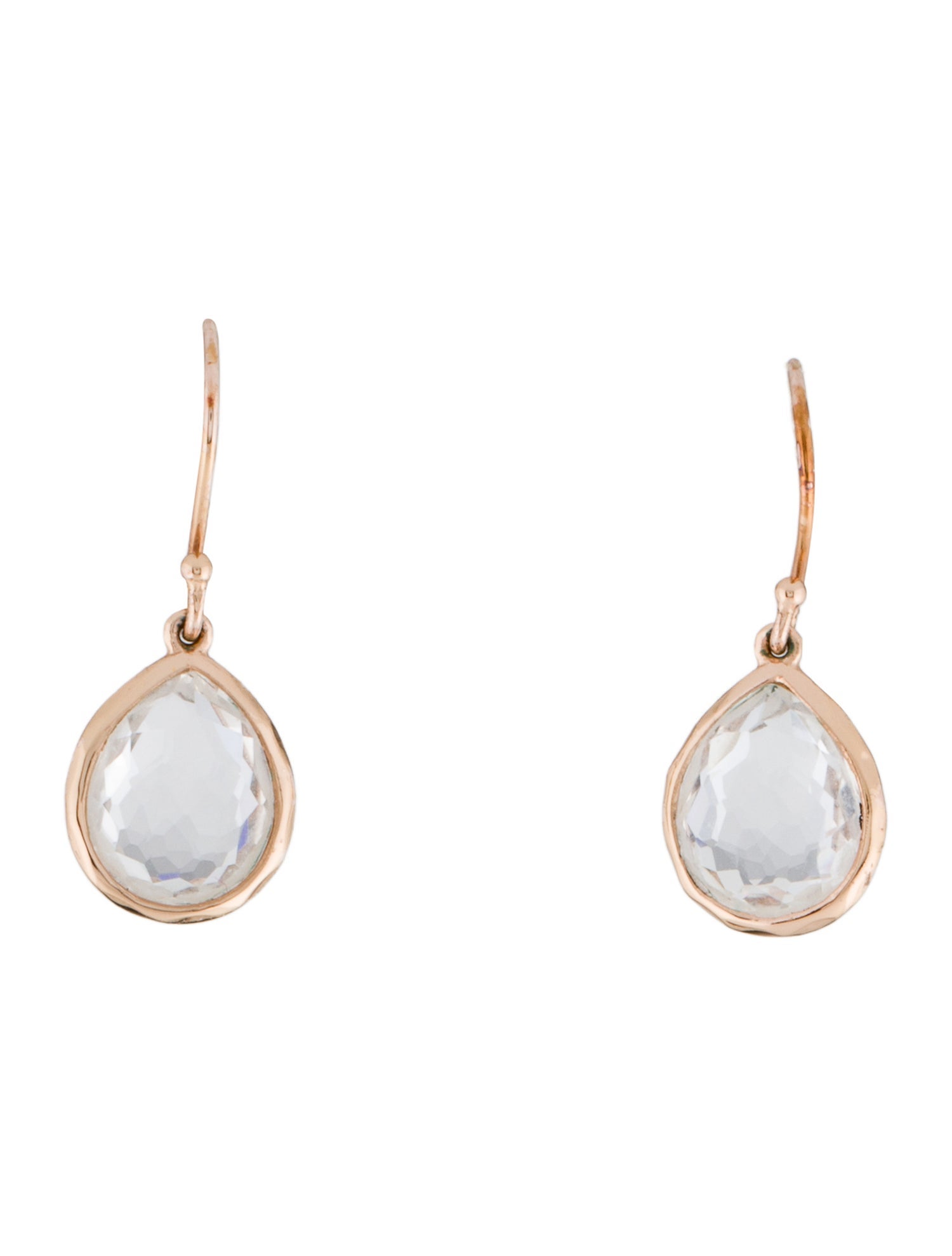 Ippolita Rosé Quartz Teardrop Earrings
