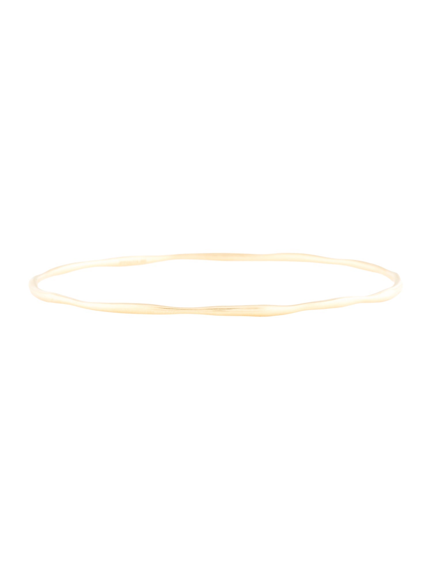 Ippolita 18K Matte Squiggle Bangle Bracelet