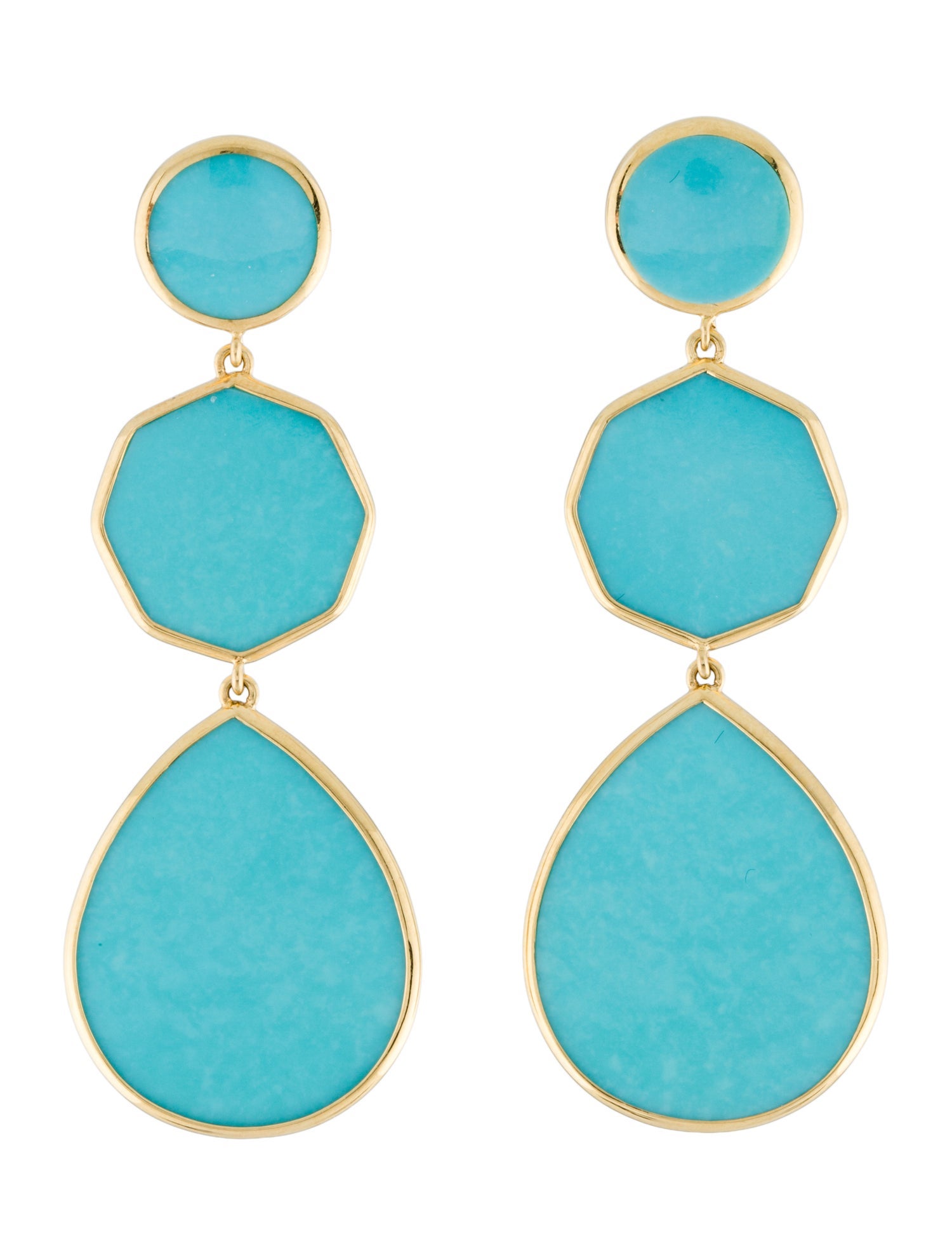 Ippolita 18K Turquoise Drop Earrings