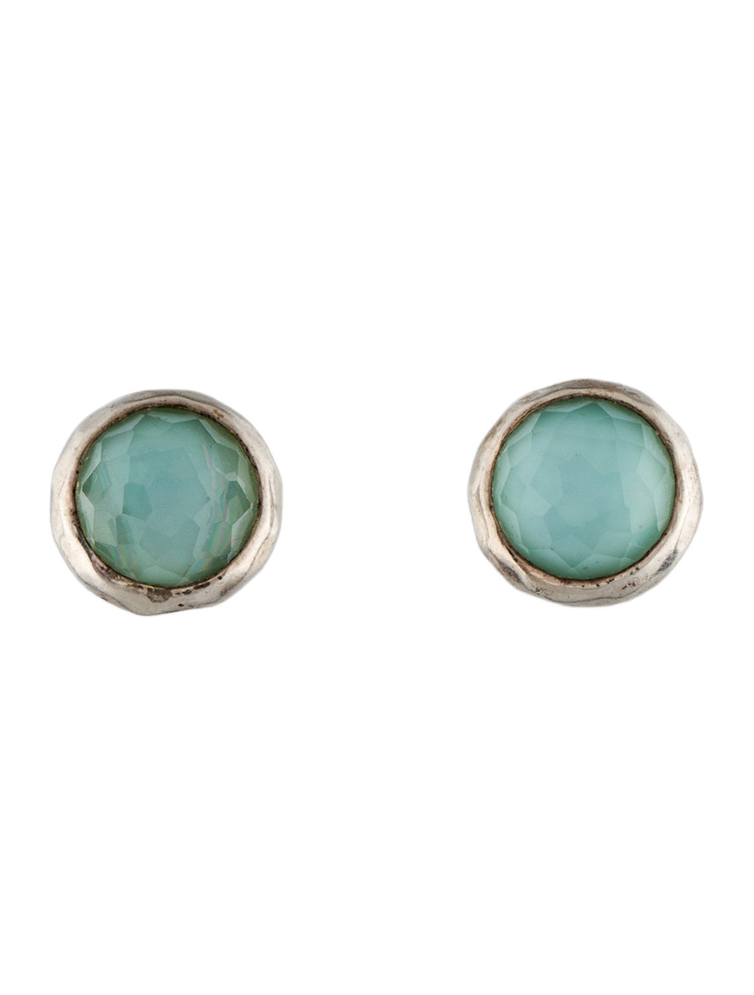 Ippolita Mother of Pearl & Quartz Doublet Stud Earrings