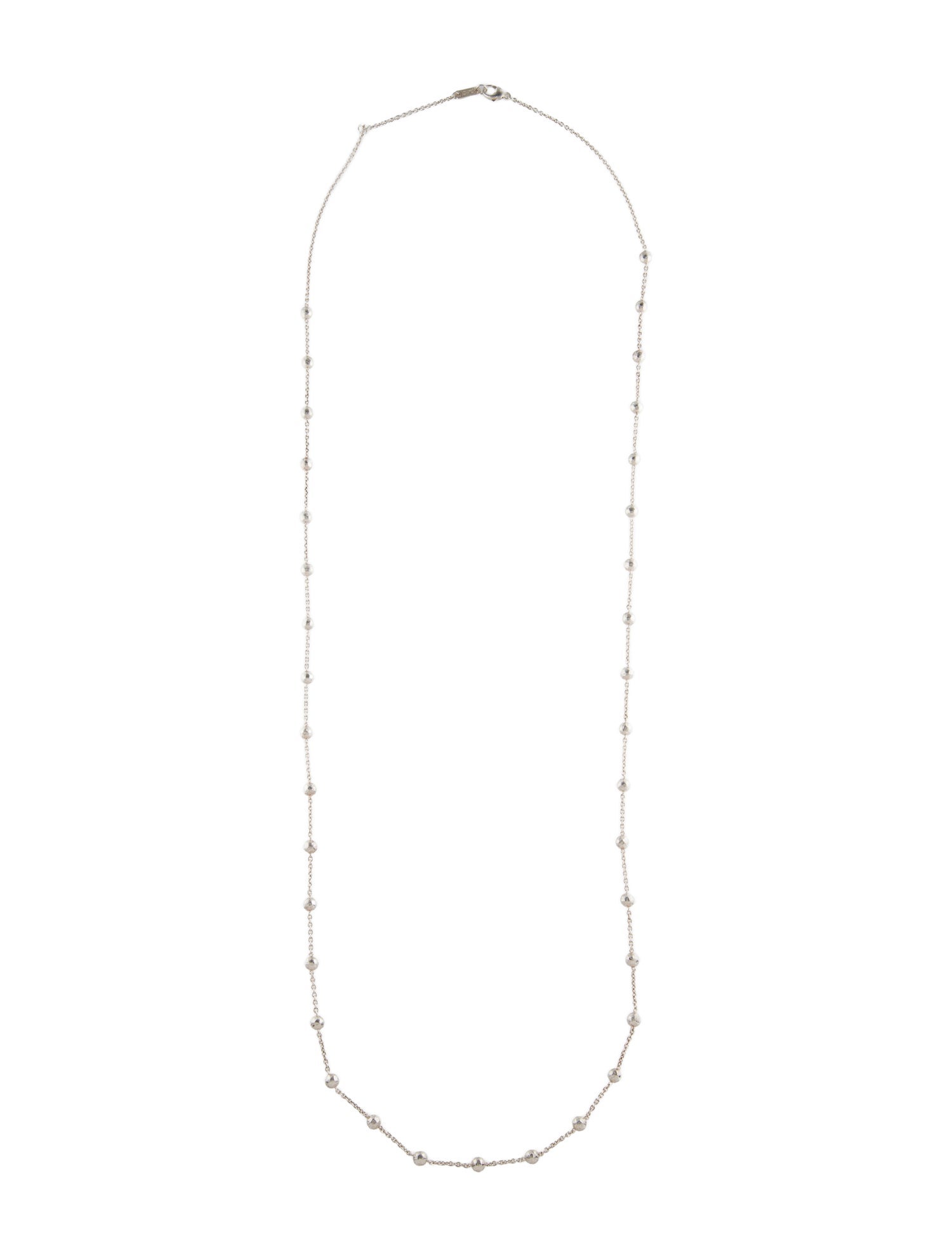 Ippolita Mini Hammered Ball Station Necklace