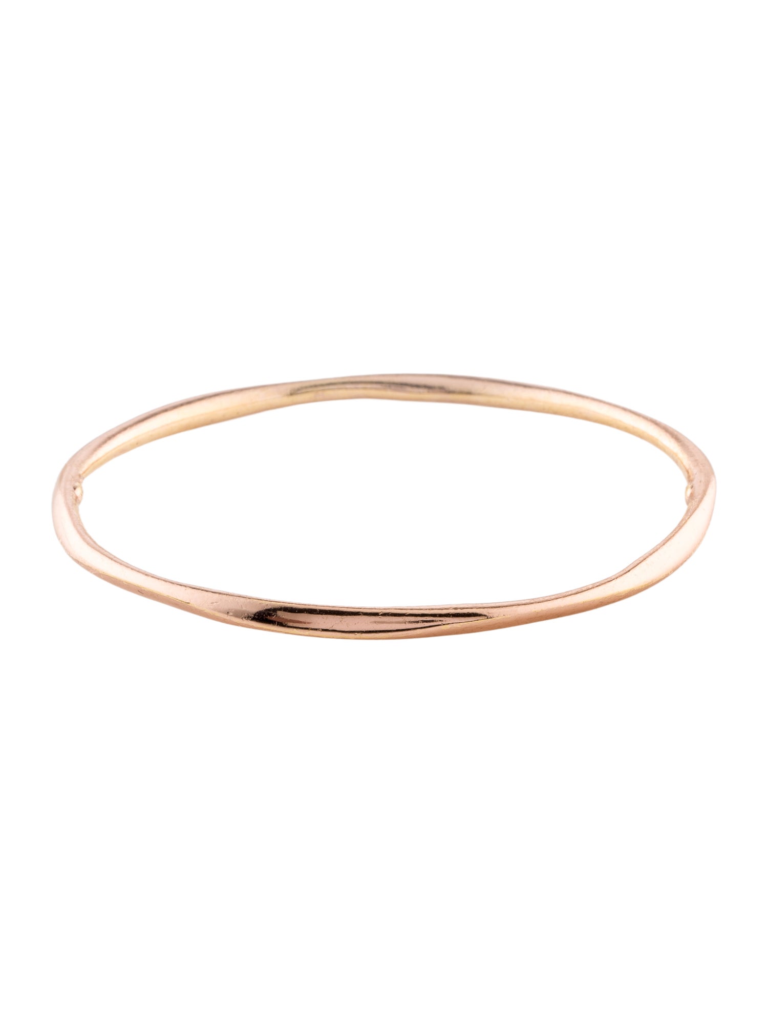 Ippolita Rosé Hammered Bangle Bracelet