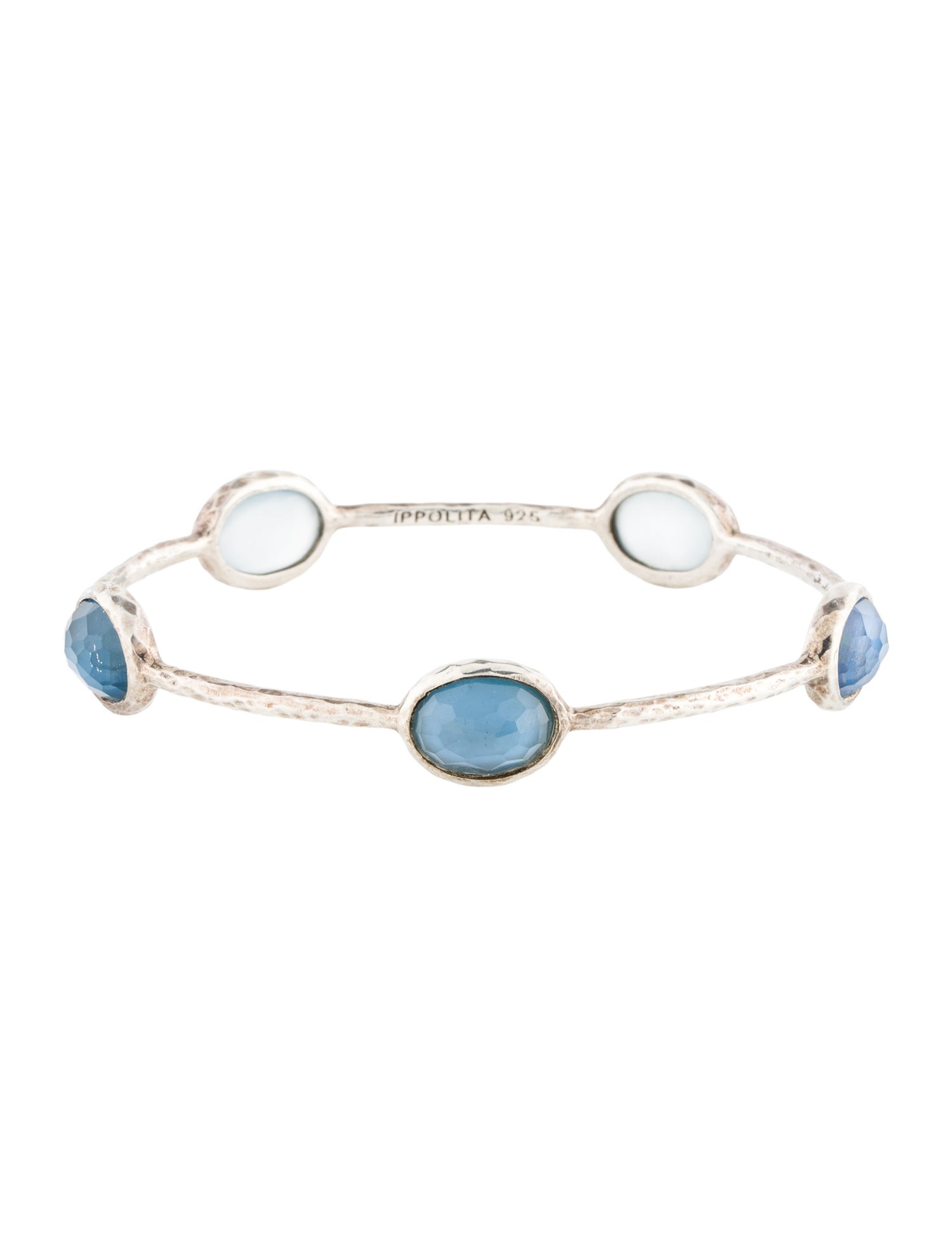 Ippolita Mother of Pearl & Quartz Doublet Rock Candy Bangle Bracelet