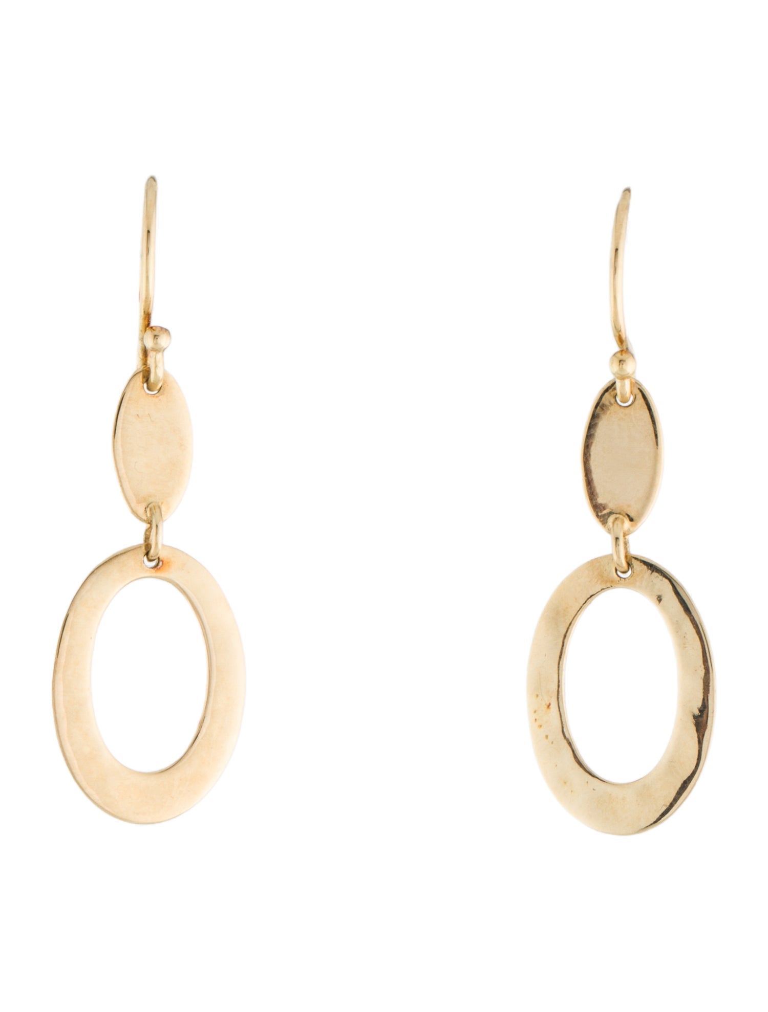 Ippolita 18K Classico Mixed Texture Drop Earrings