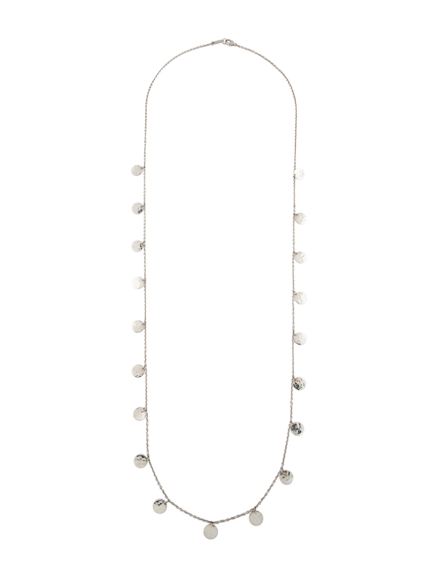 Ippolita Hammered Paillette Disc Necklace