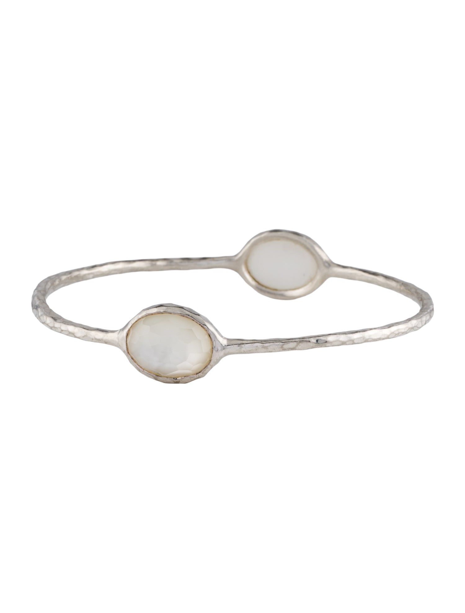 Ippolita Mother of Pearl & Quartz Doublet Bangle Bracelet