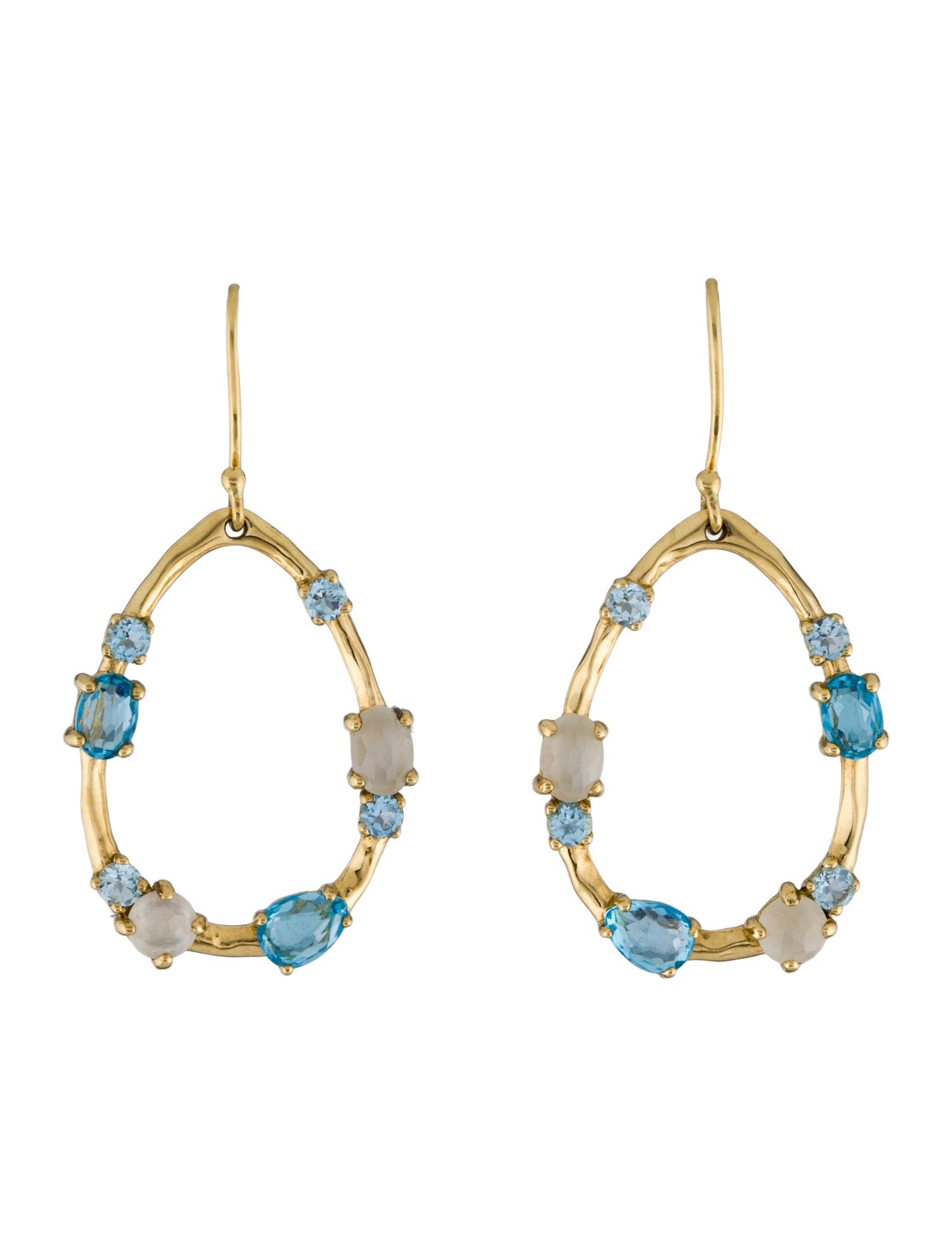 Ippolita 18K Topaz & Moonstone Drop Earrings