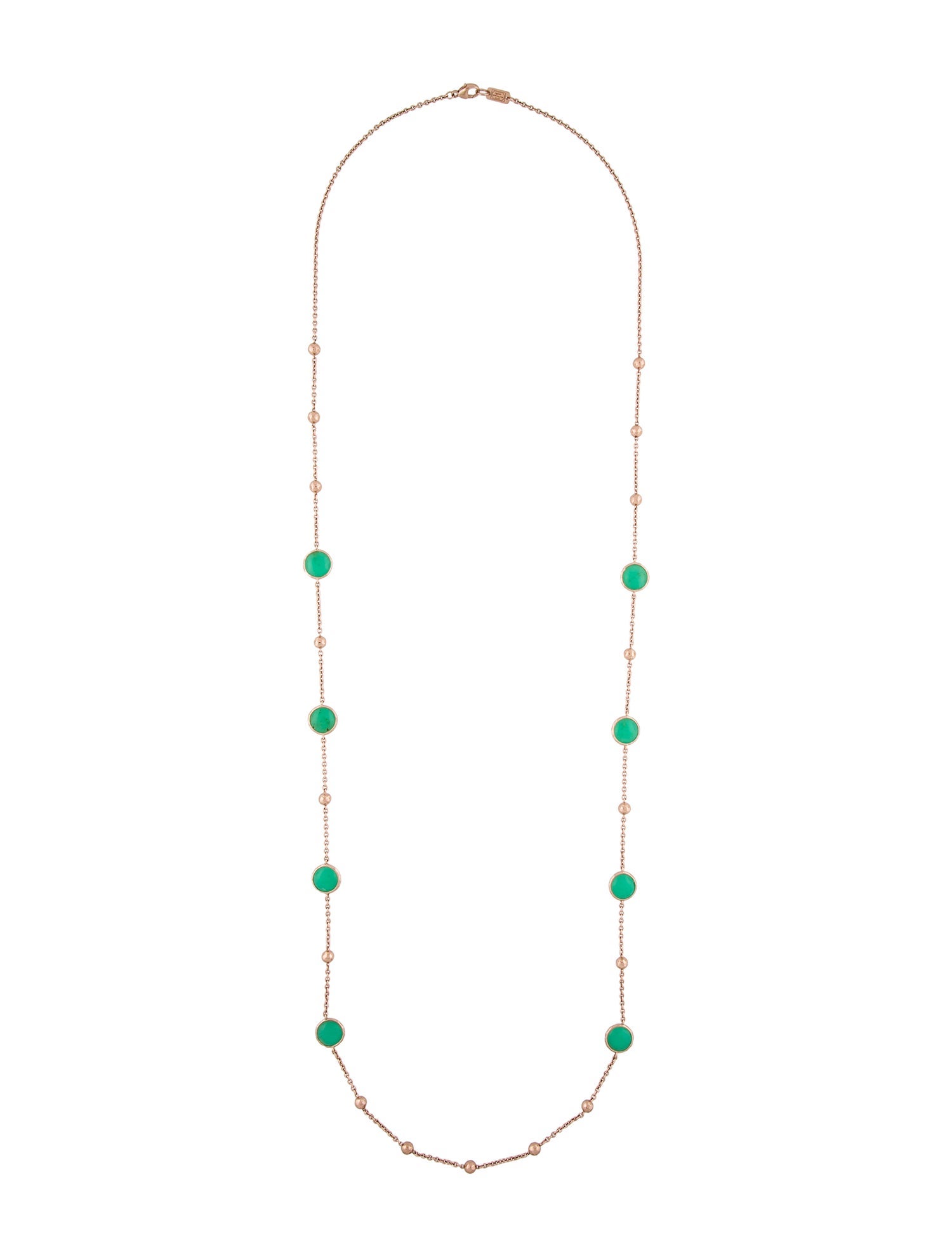 Ippolita Rosé Chrysoprase Station Necklace