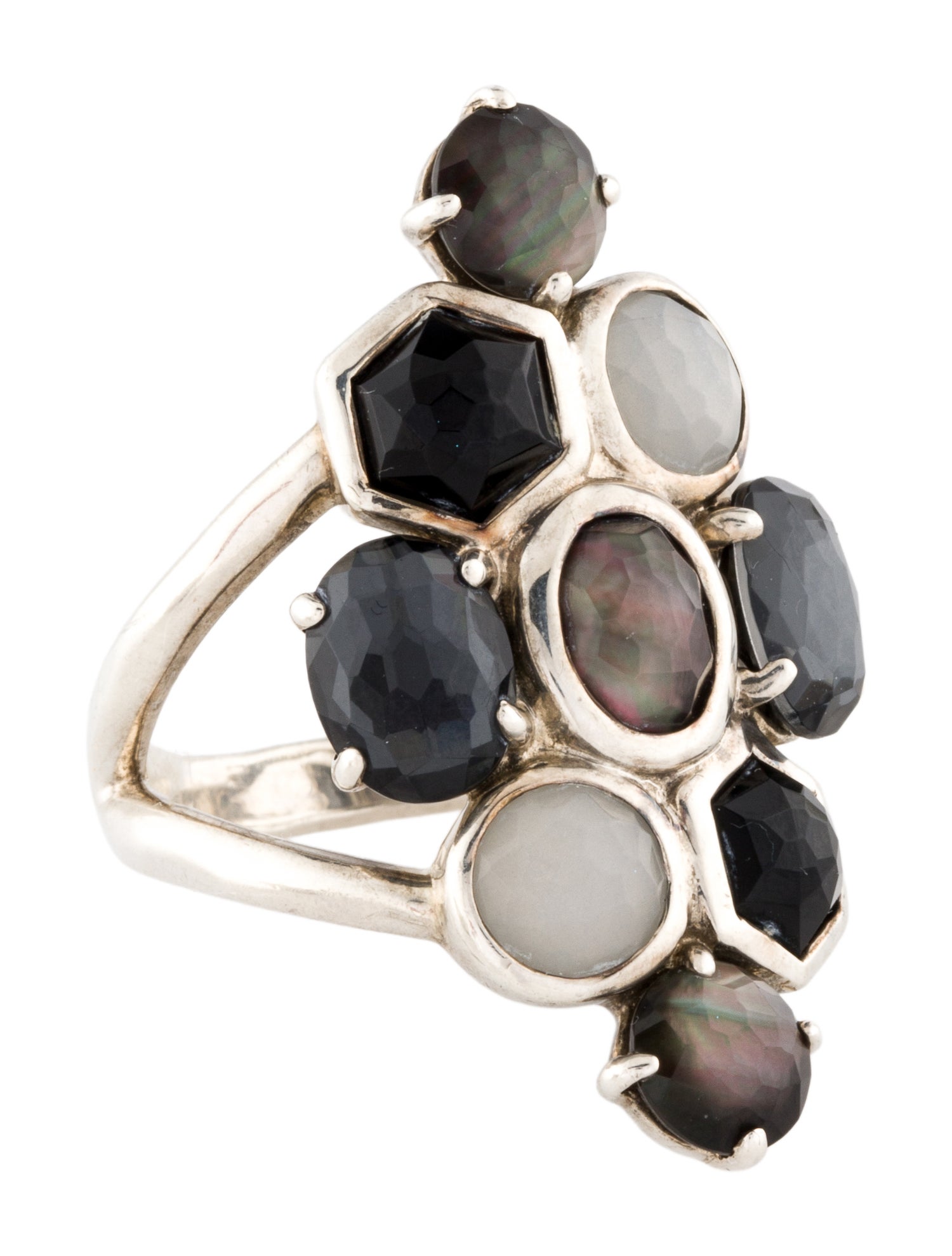 Ippolita Mother of Pearl & Multistone Doublet Cocktail Ring