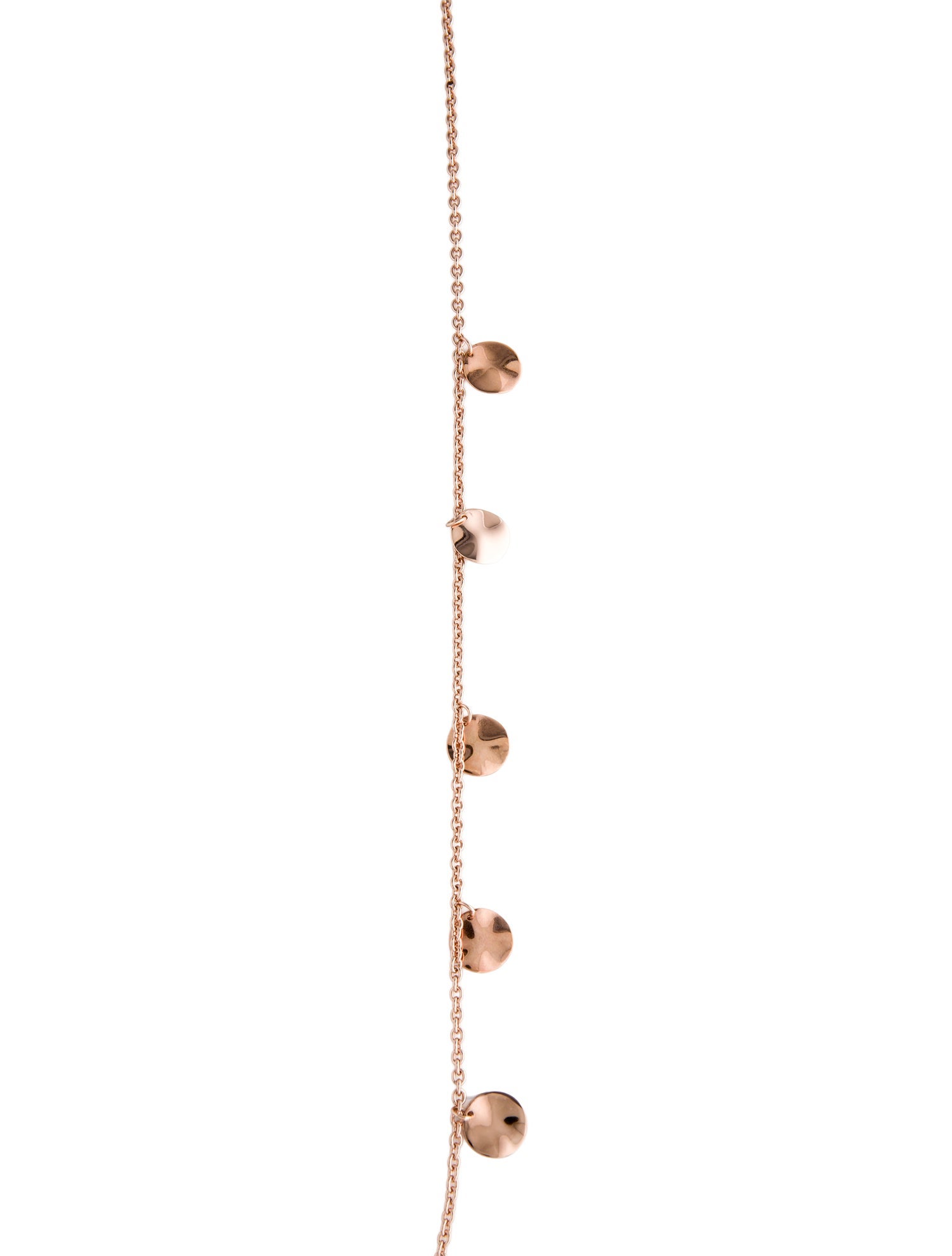 Ippolita Rosé Paillette Long Disc Necklace