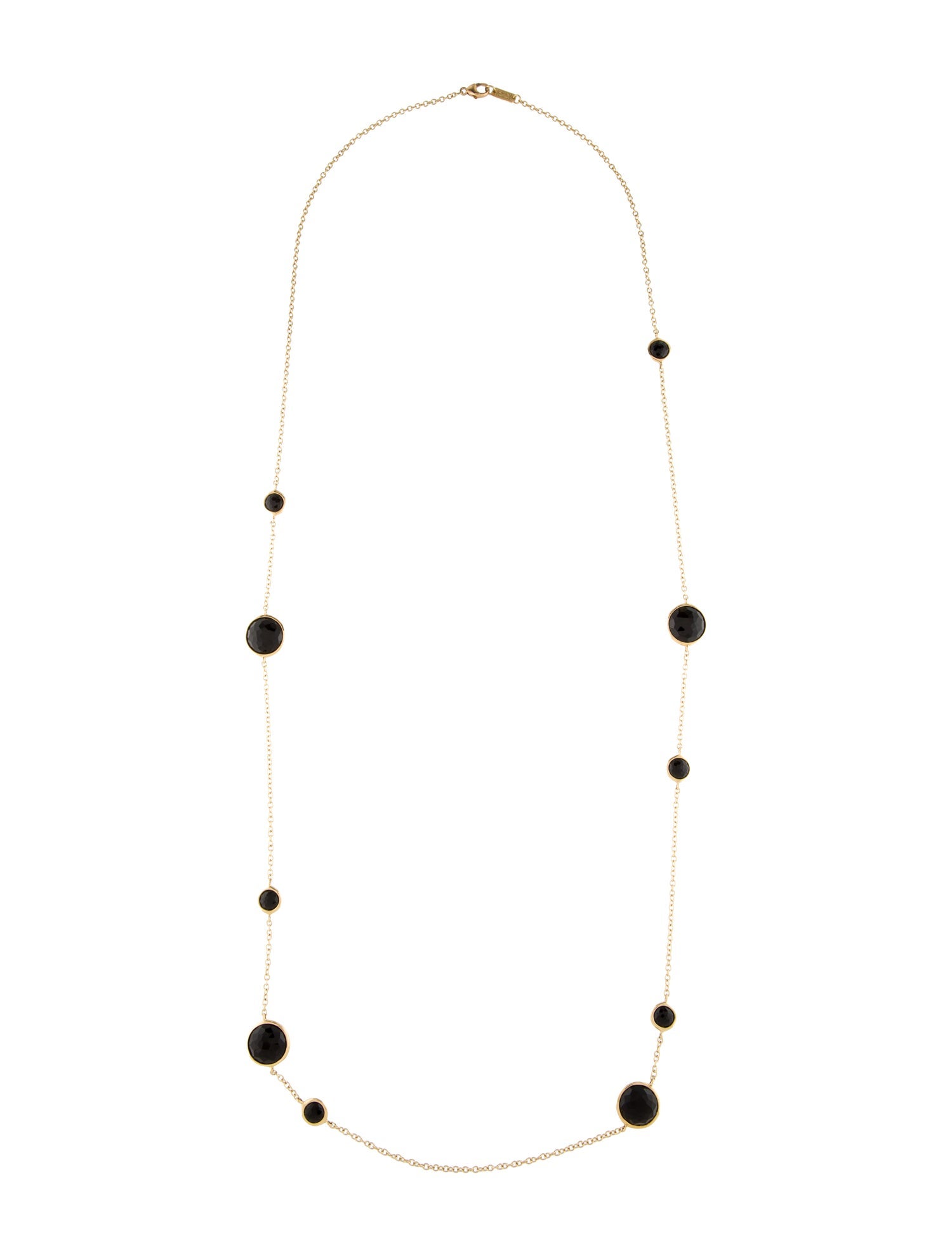 Ippolita 18K Onyx Station Necklace