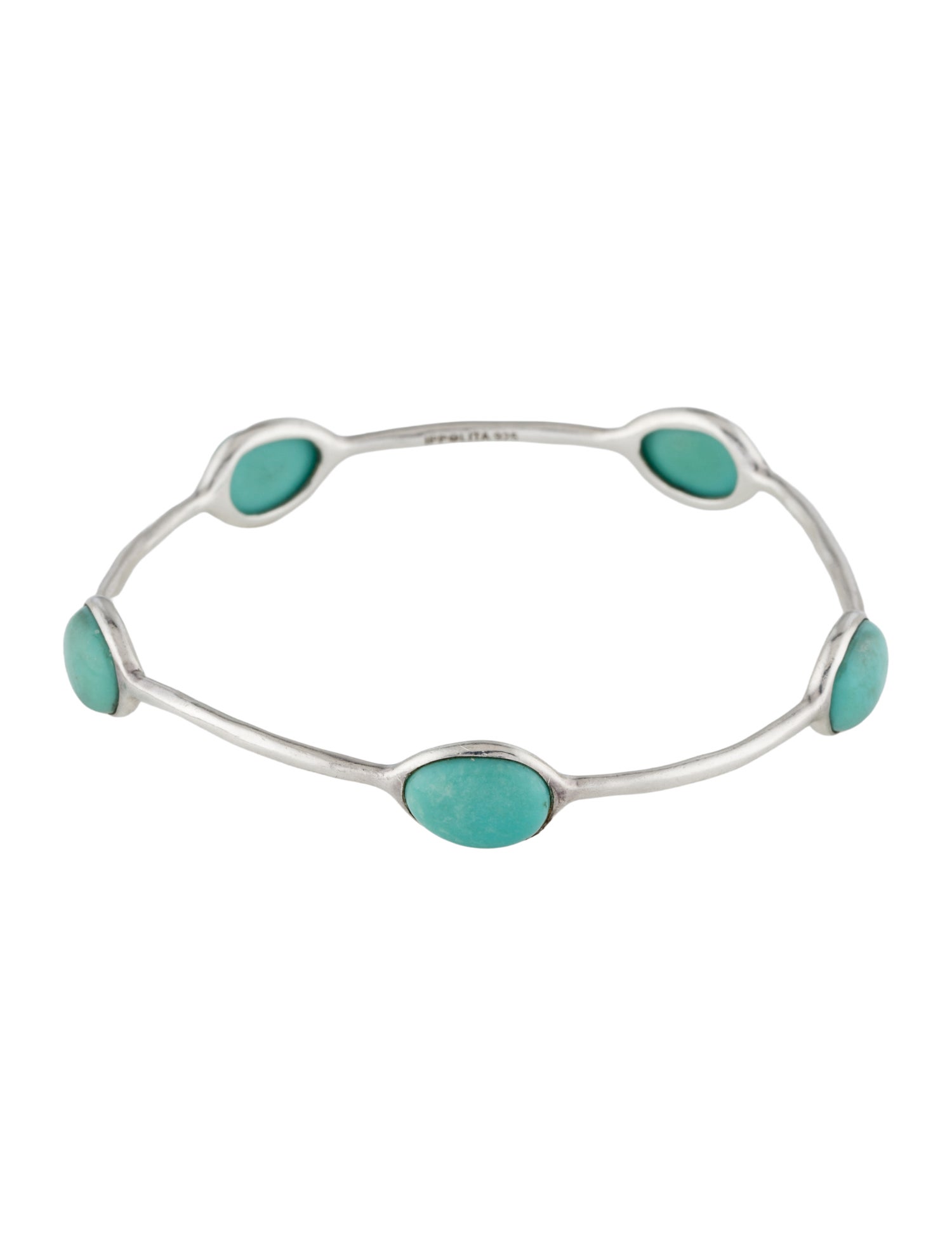 Ippolita Turquoise 5-Stone Bangle Bracelet