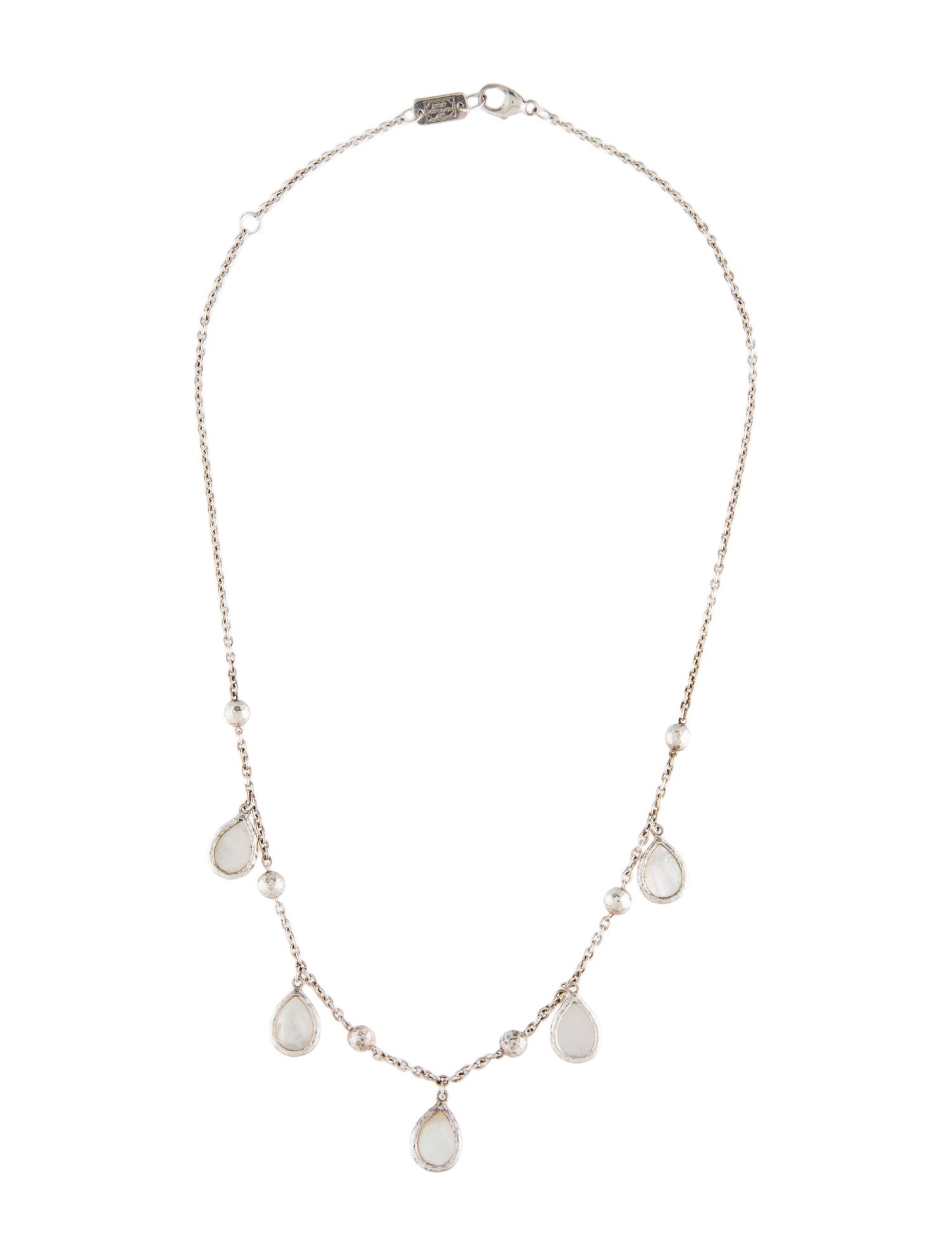 Ippolita Mother of Pearl Polished Rock Candy Station Necklace