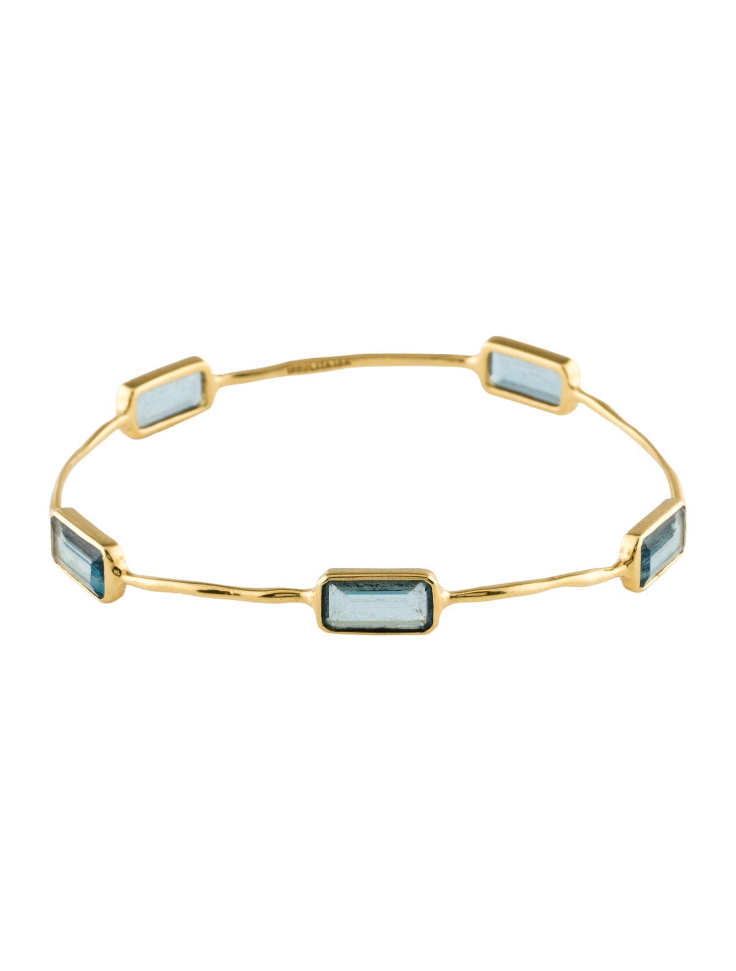Ippolita 18K 15.65ctw Topaz Gelato Bangle Bracelet