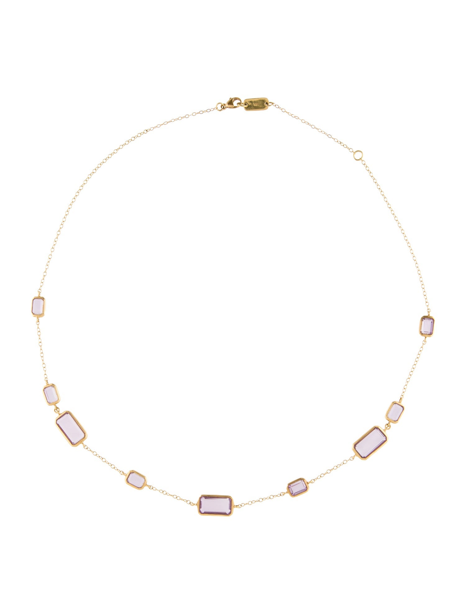 Ippolita 18K Amethyst Rock Candy Station Necklace