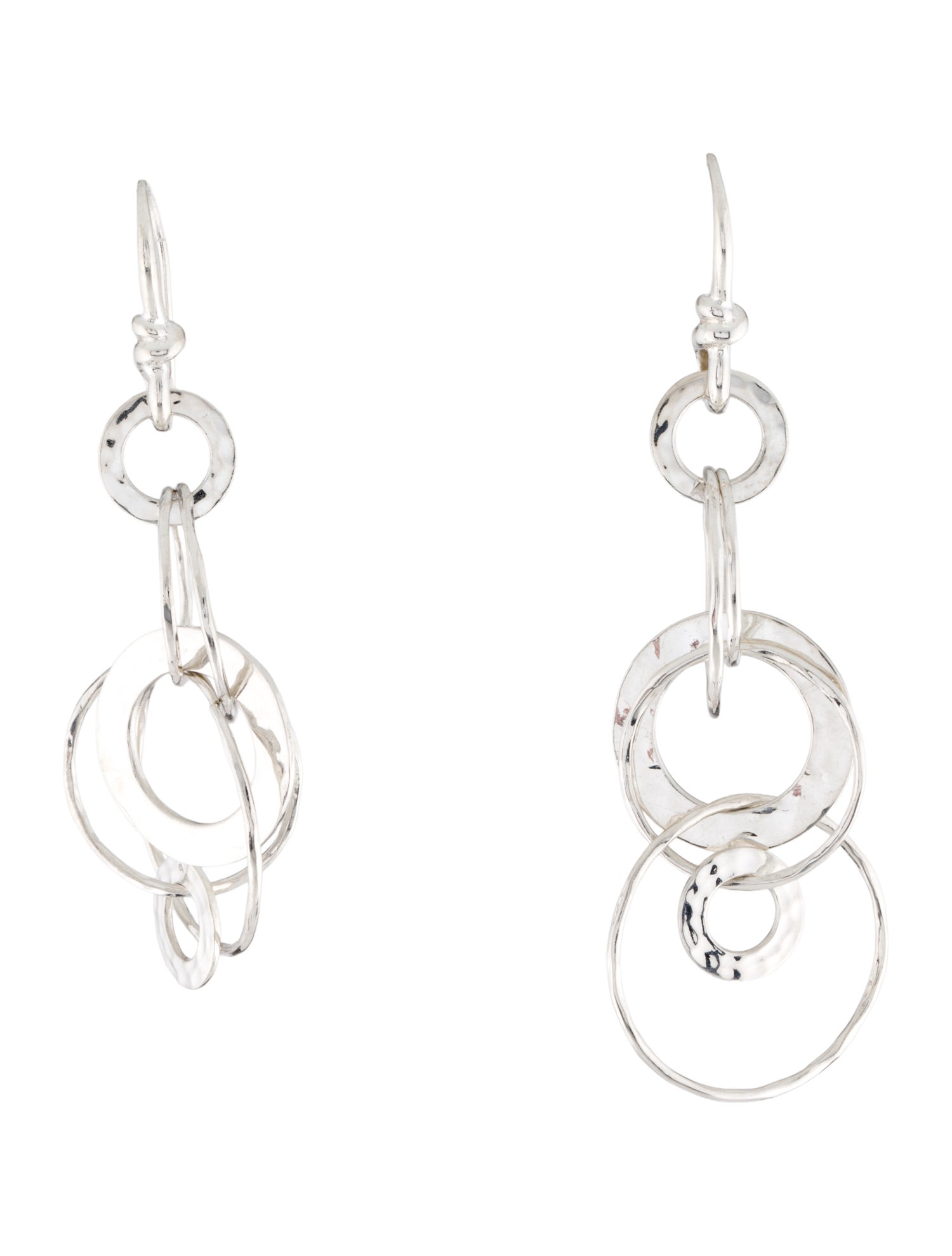 Ippolita Hammered Jet Set Drop Earrings