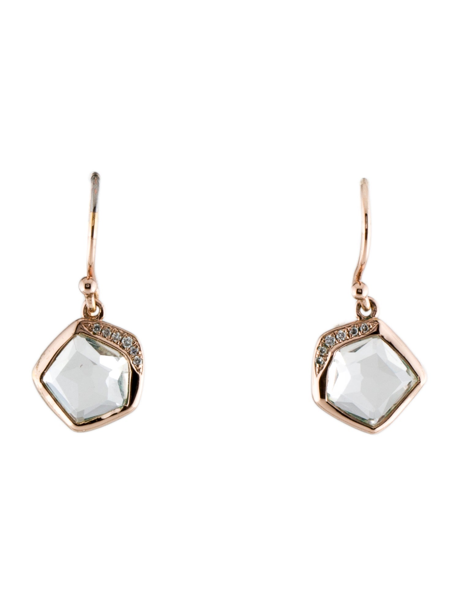 Ippolita Diamond & Quartz Drop Earrings