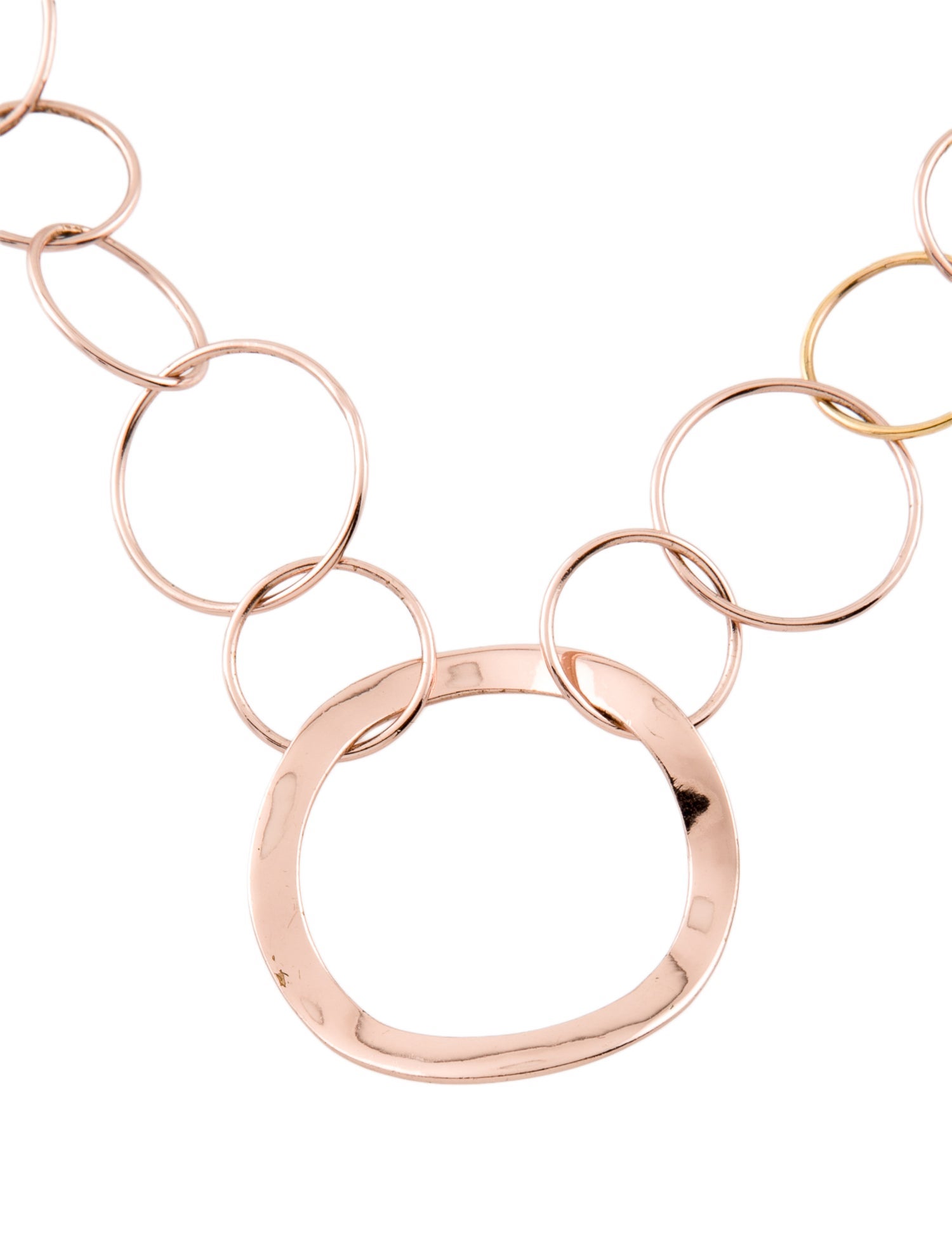 Ippolita Rosé Circle Chain Necklace
