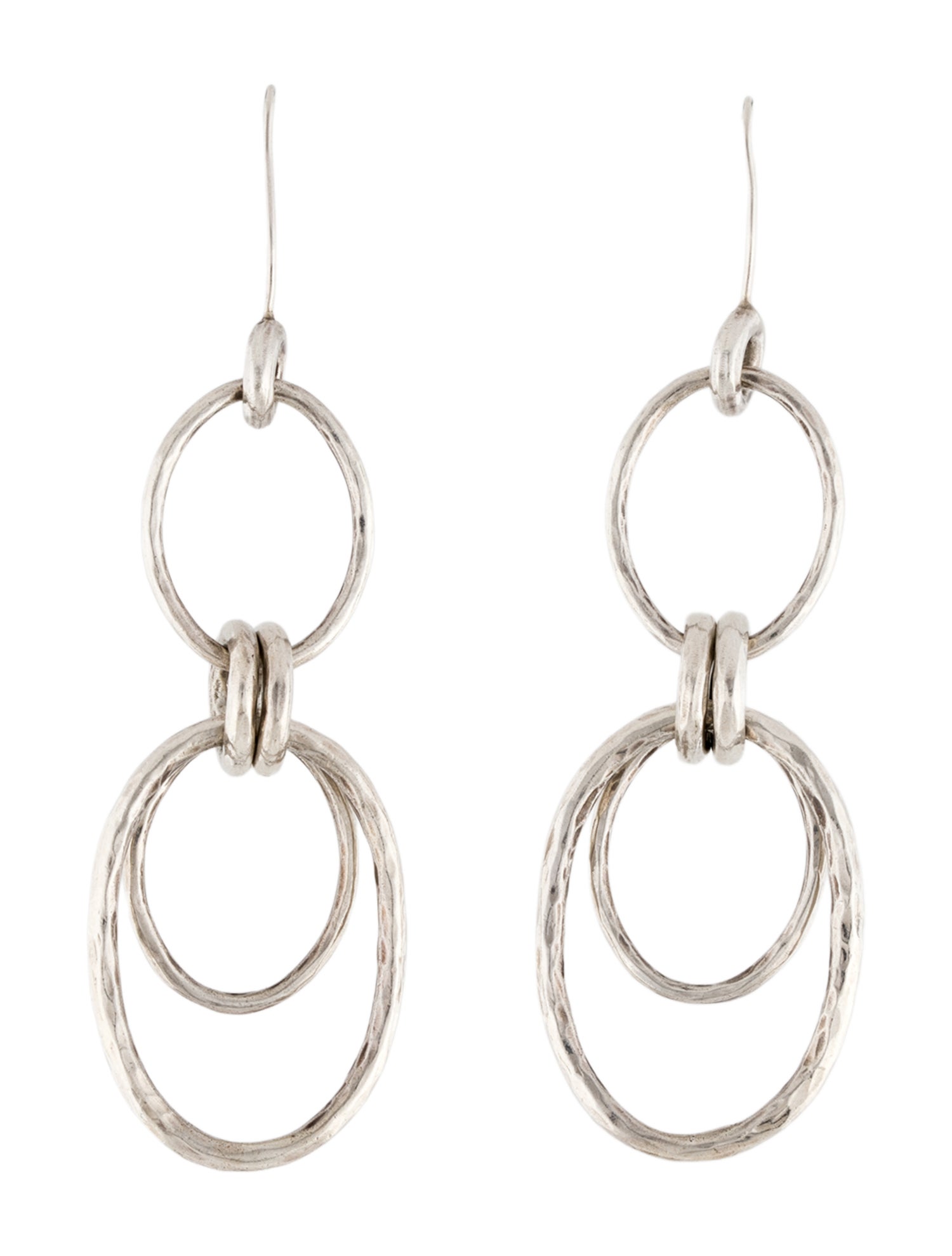 Ippolita Wavy Oval Link Drop Earrings