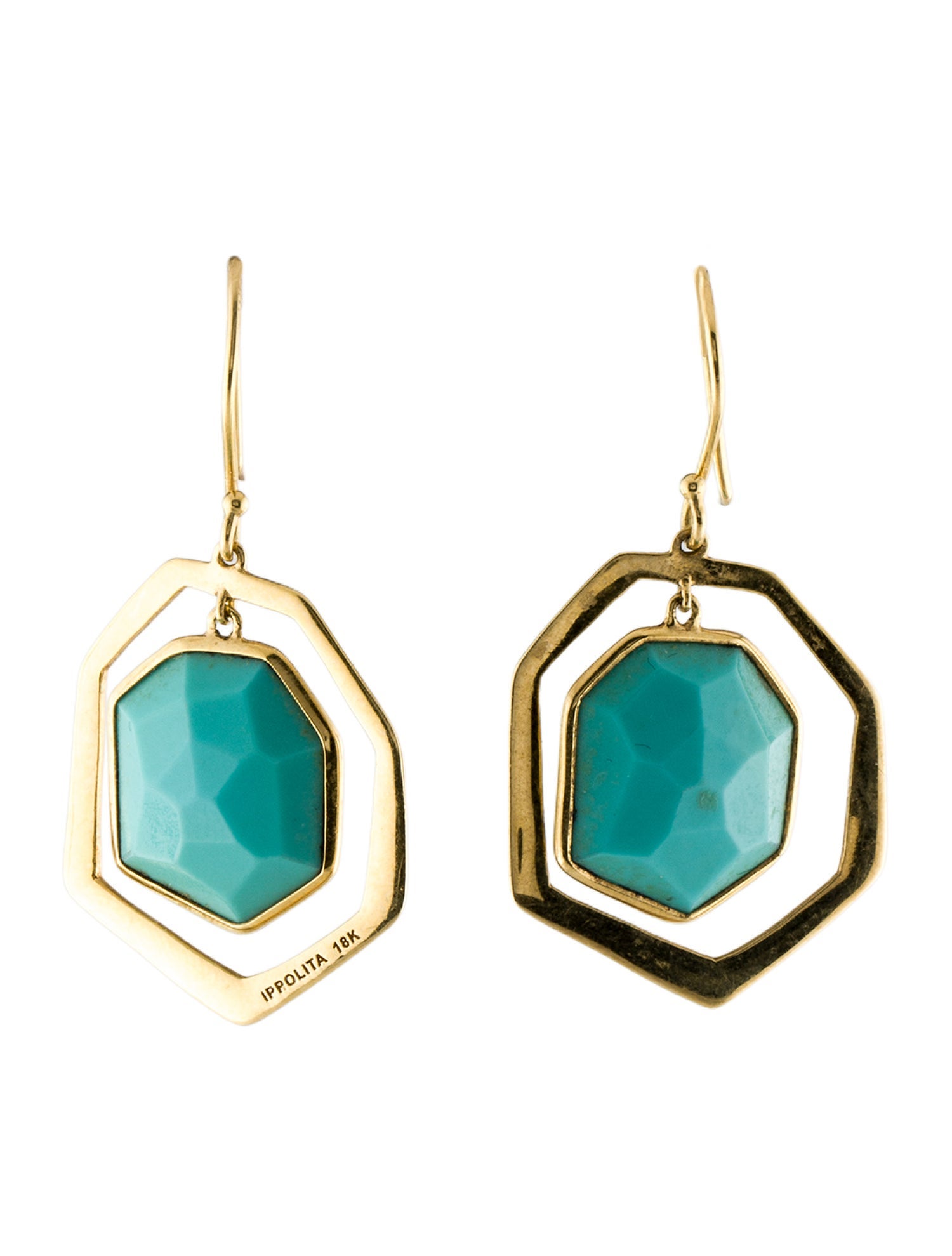 Ippolita 18K Turquoise Rock Candy Drop Earrings