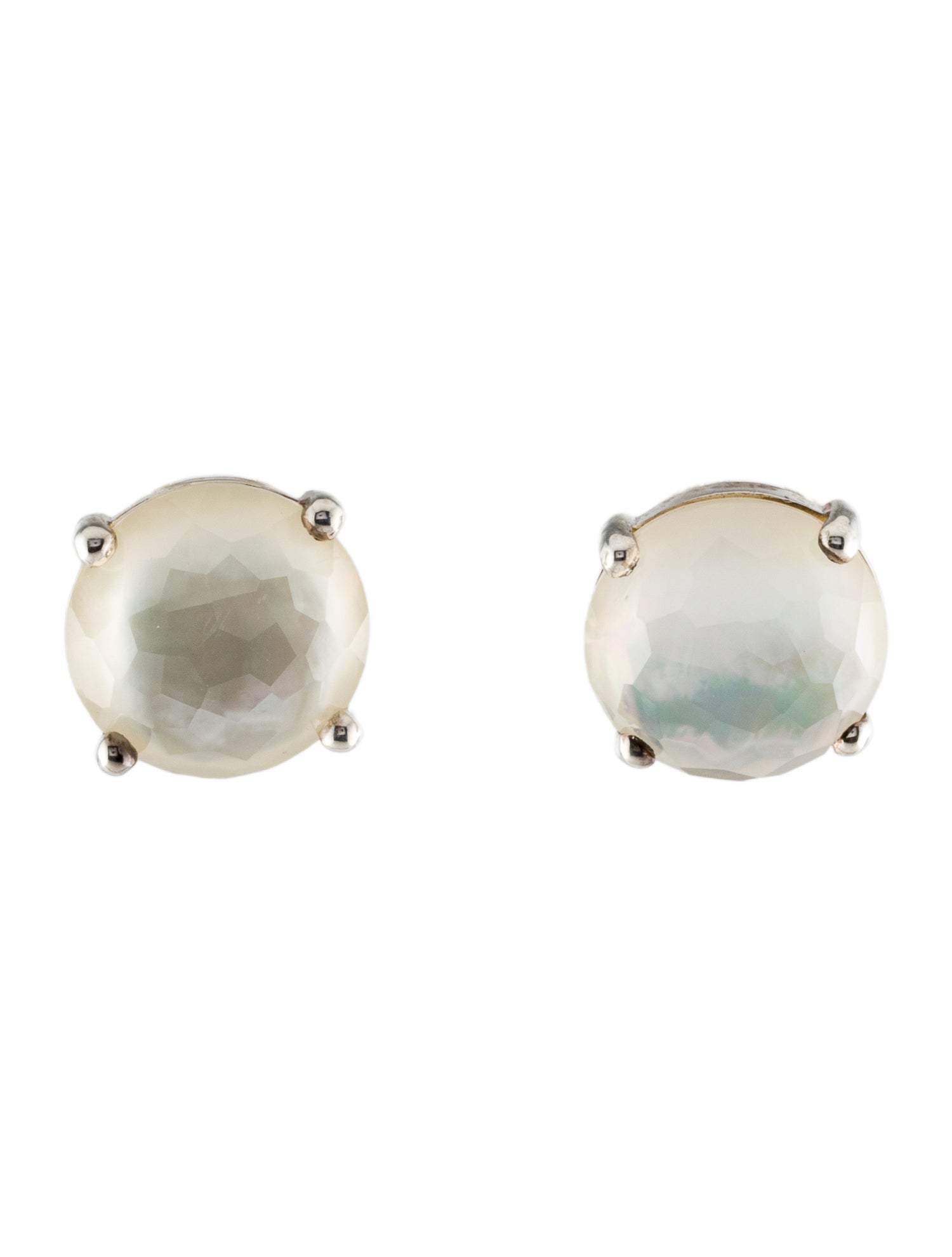 Ippolita Mother of Pearl & Quartz Earclip Earrings