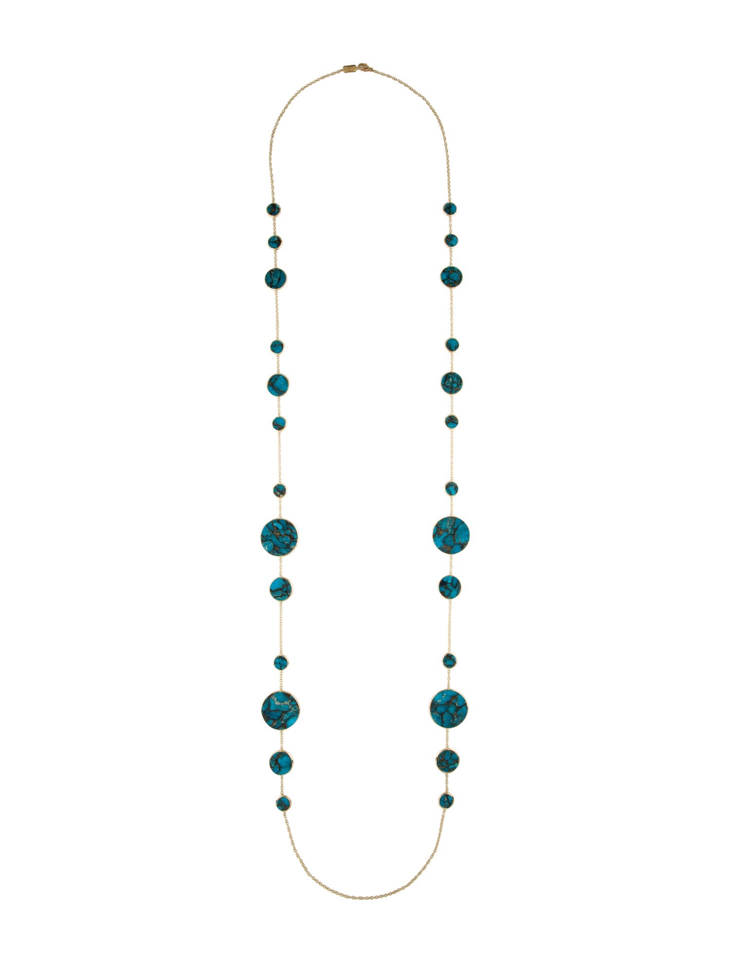 Ippolita 18K Turquoise Long Station Necklace