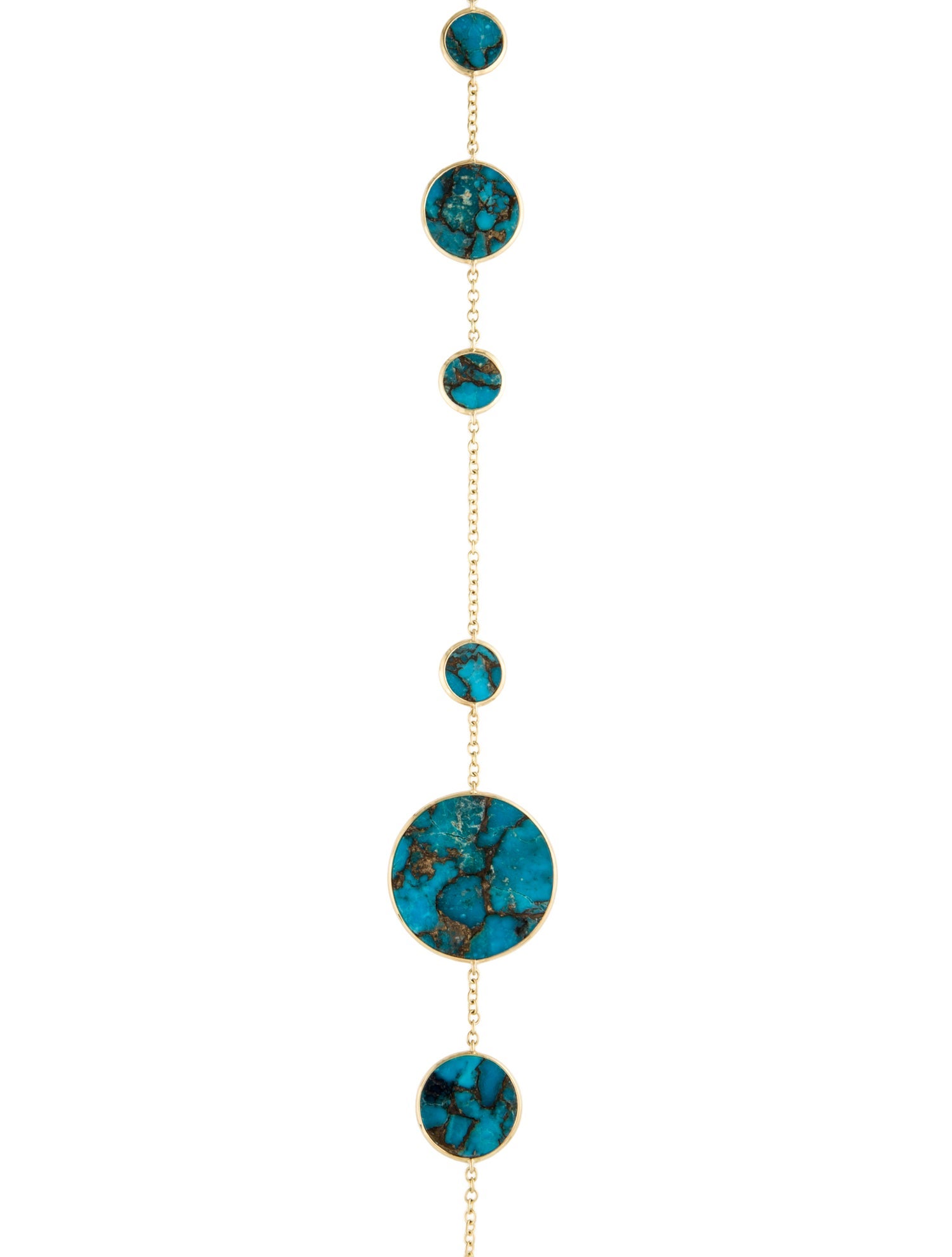 Ippolita 18K Turquoise Long Station Necklace