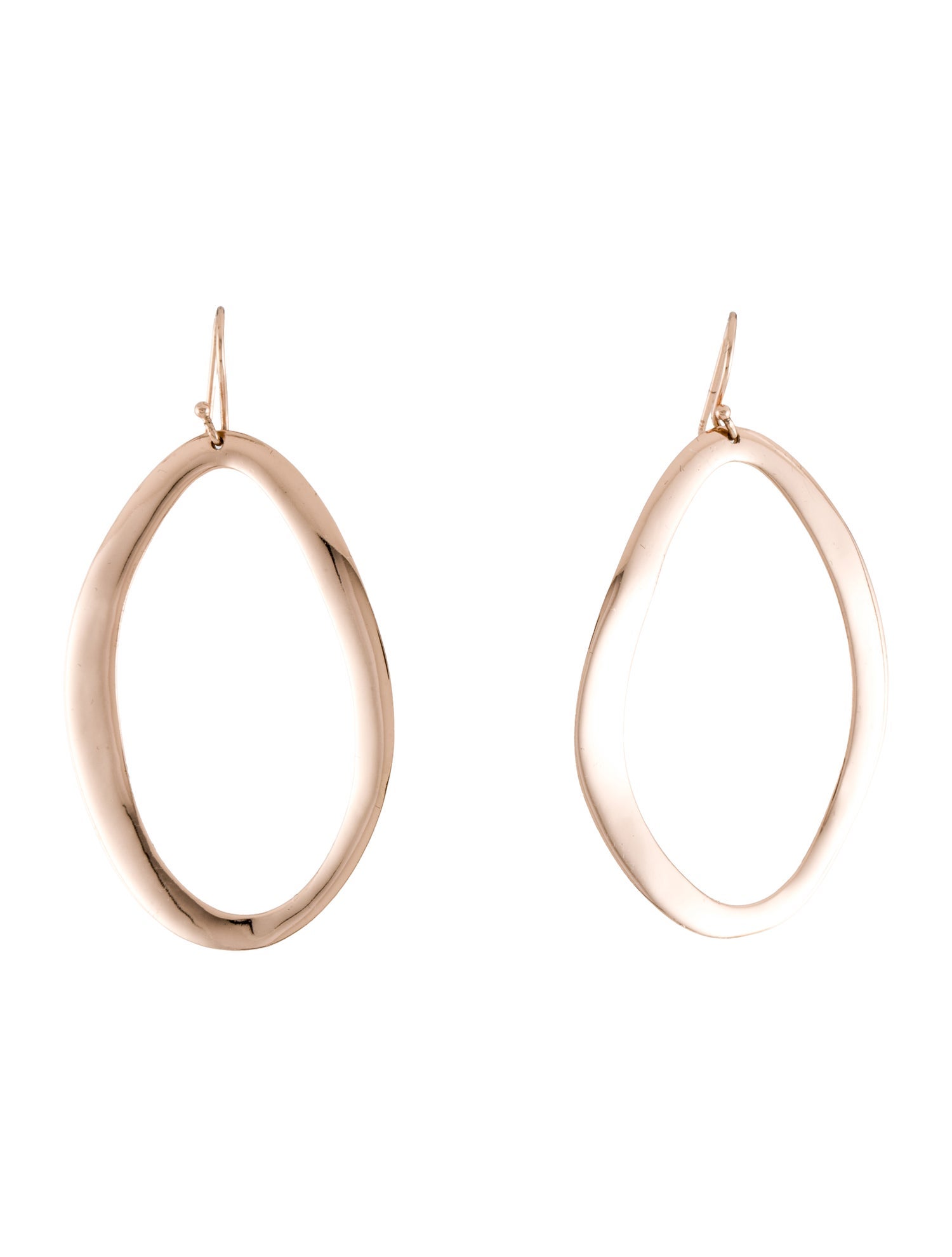 Ippolita Rose Oval Wavy Drop Earrings