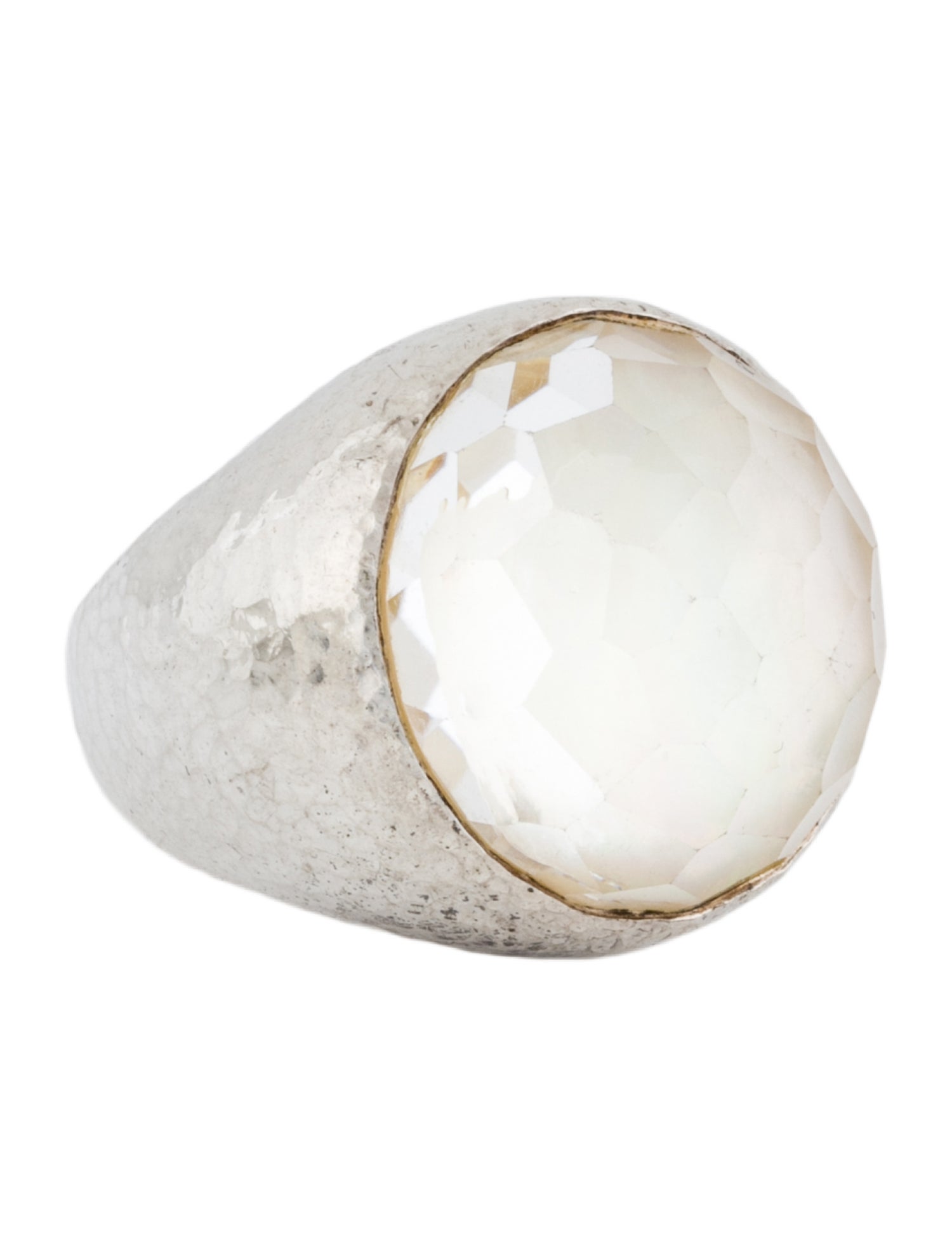 Ippolita Mother of Pearl & Quartz Doublet Cocktail Ring