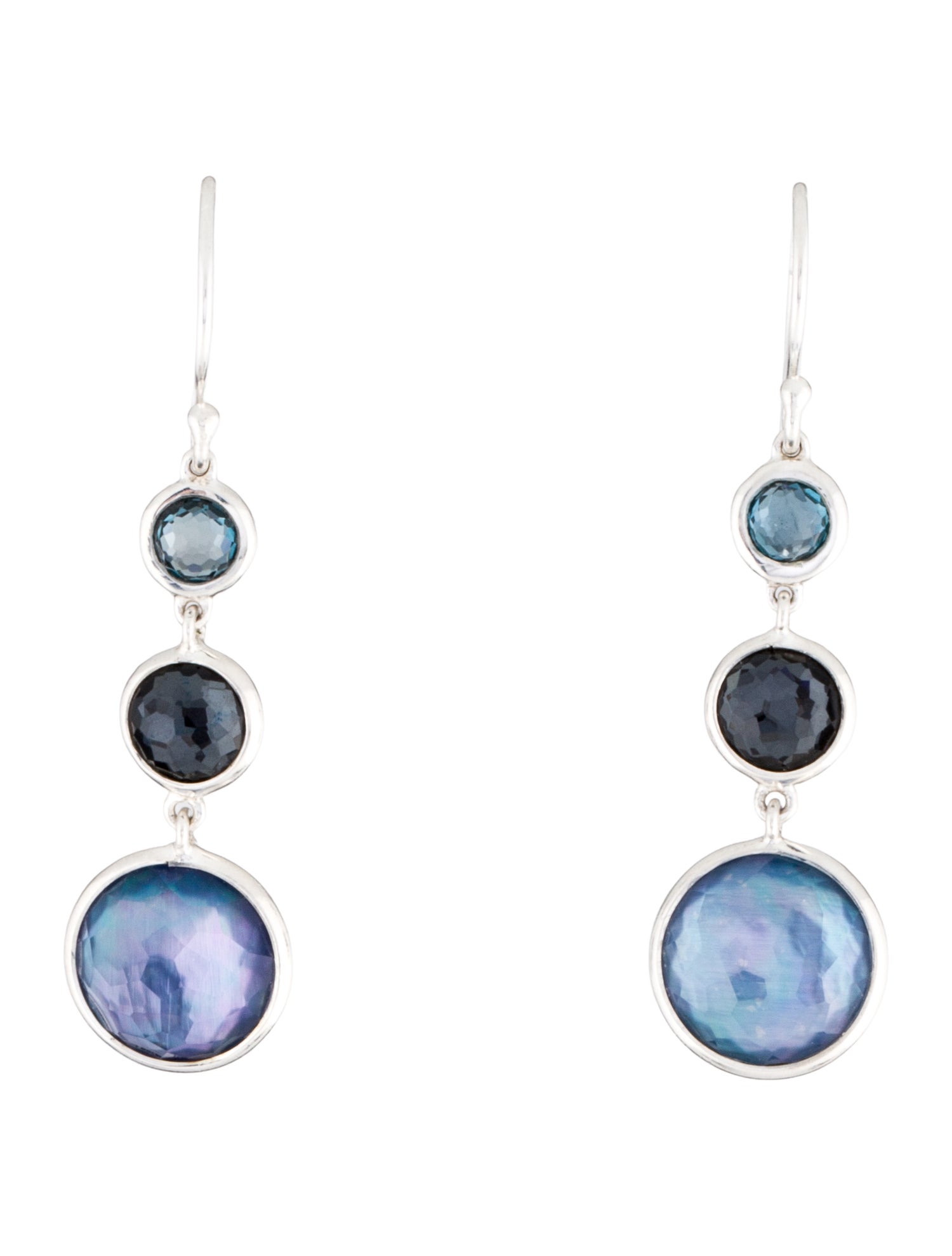 Ippolita Lollitini 3-Stone Drop Earrings