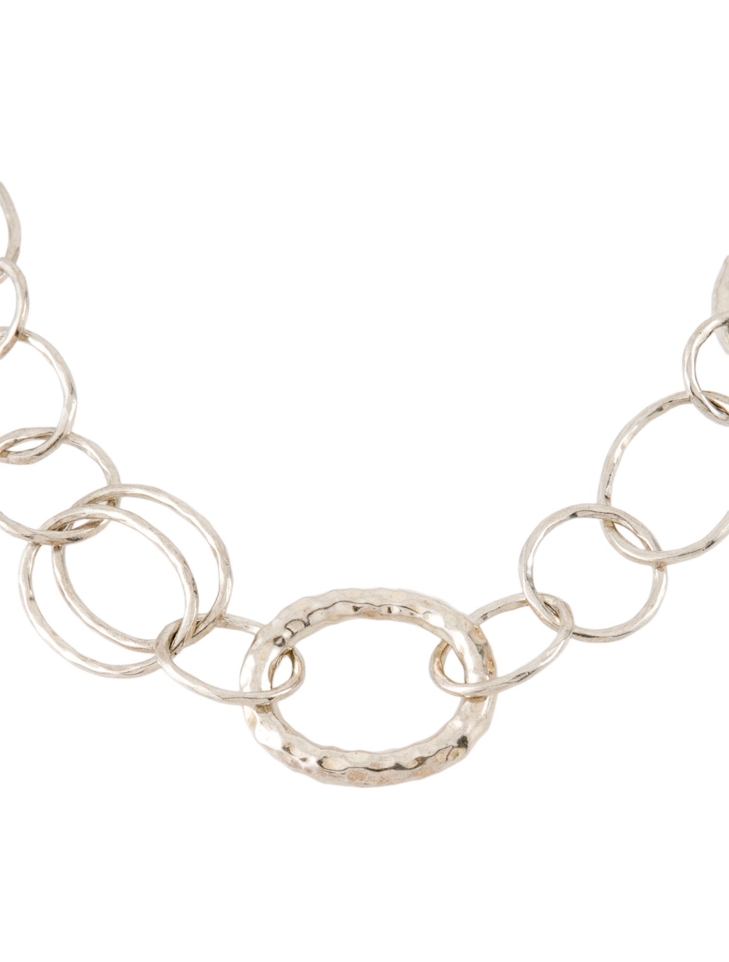Ippolita Short Hammered Bastille Link Chain Necklace