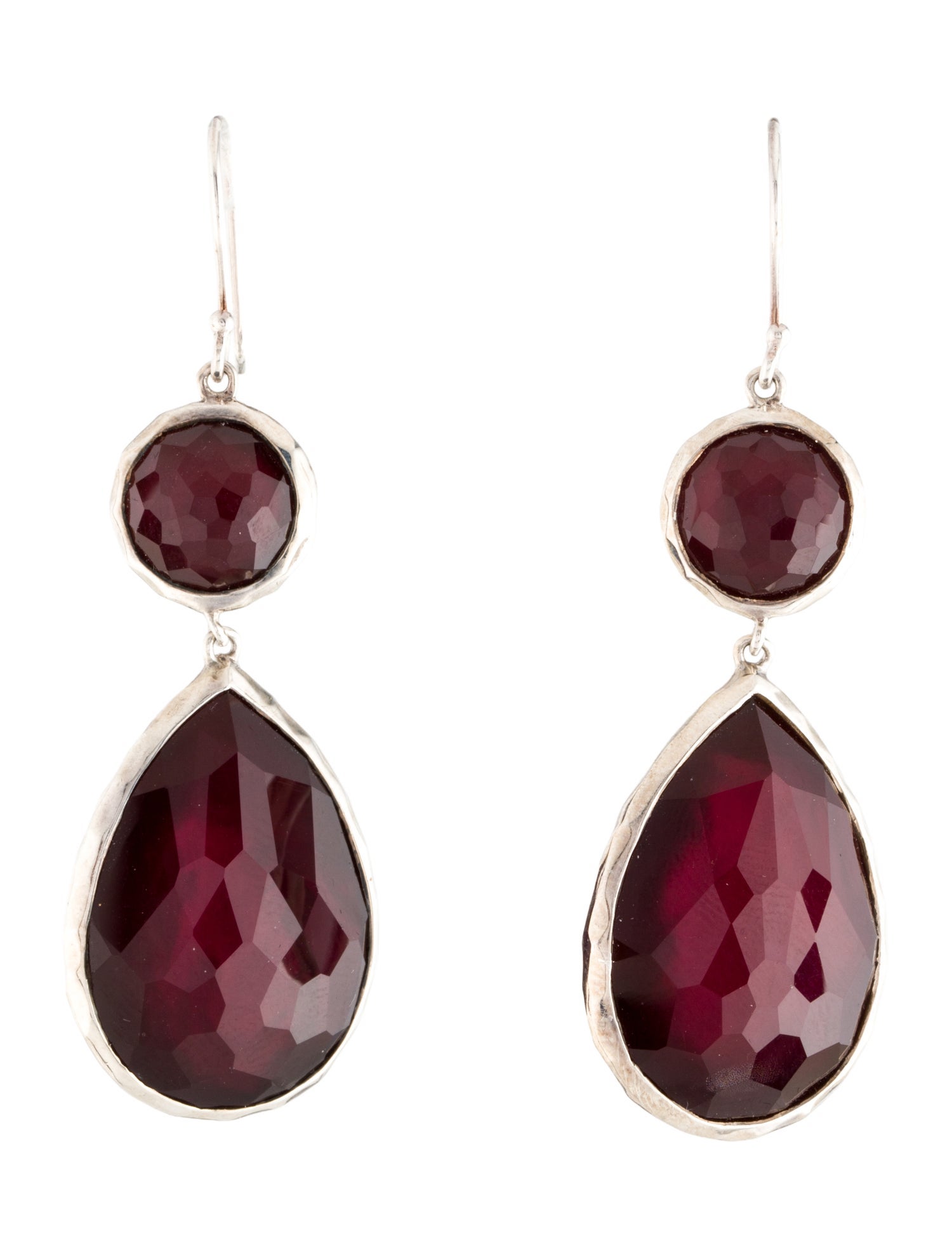 Ippolita Quartz & Mother of Pearl Triplet Snowman Teardrop Earrings