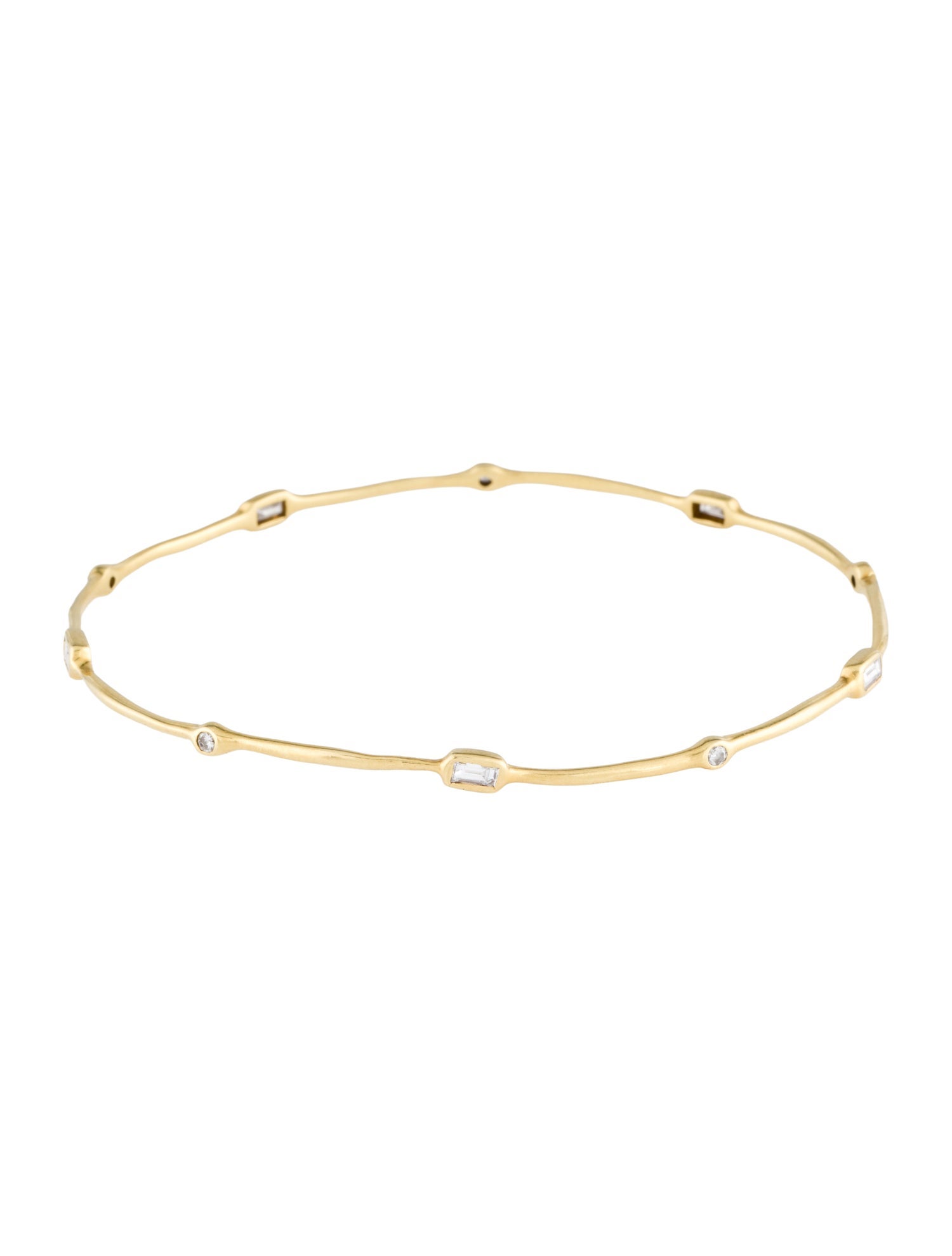 Ippolita 18K Diamond Stardust Bangle Bracelet