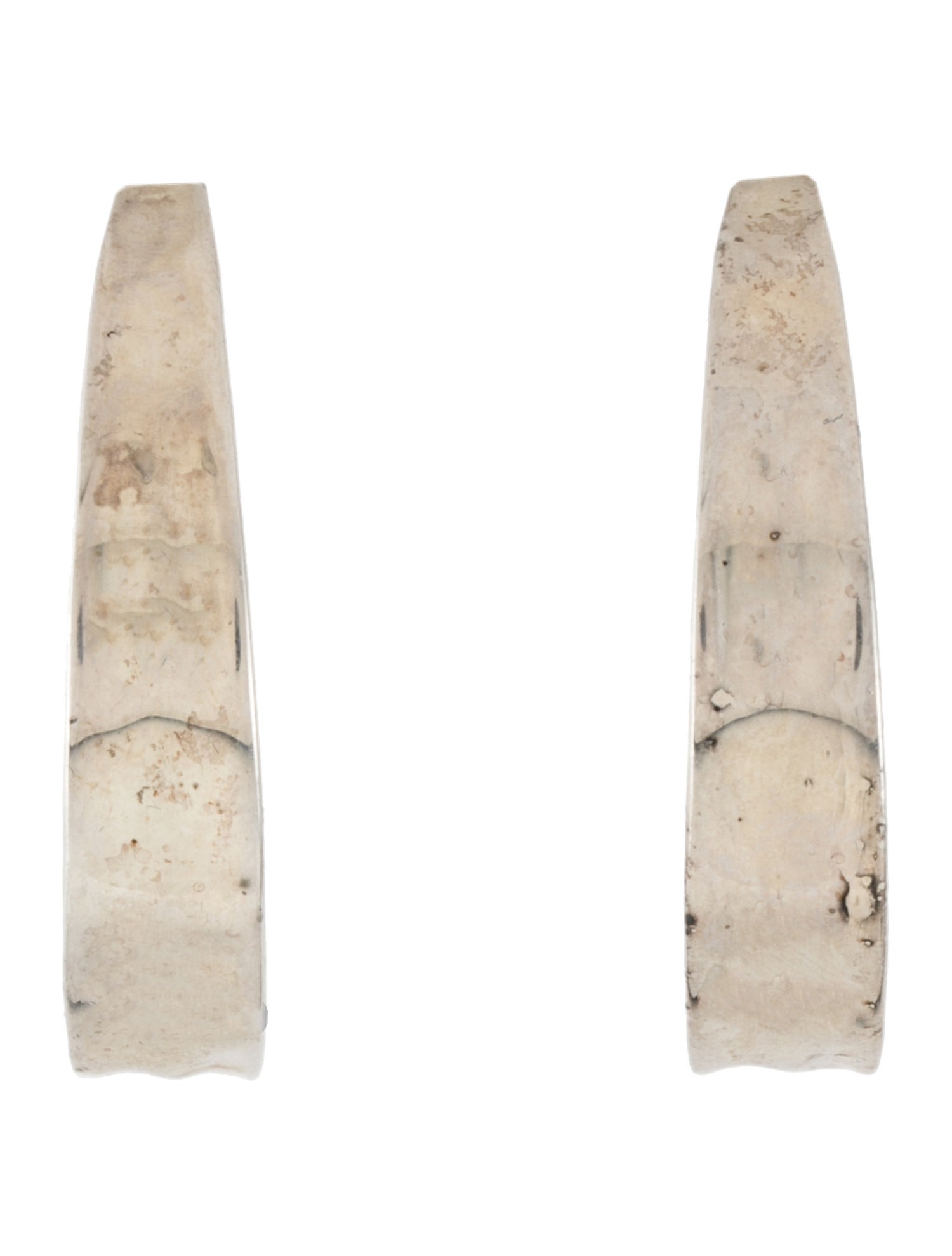 Ippolita Hammered Flat Hoop Earrings