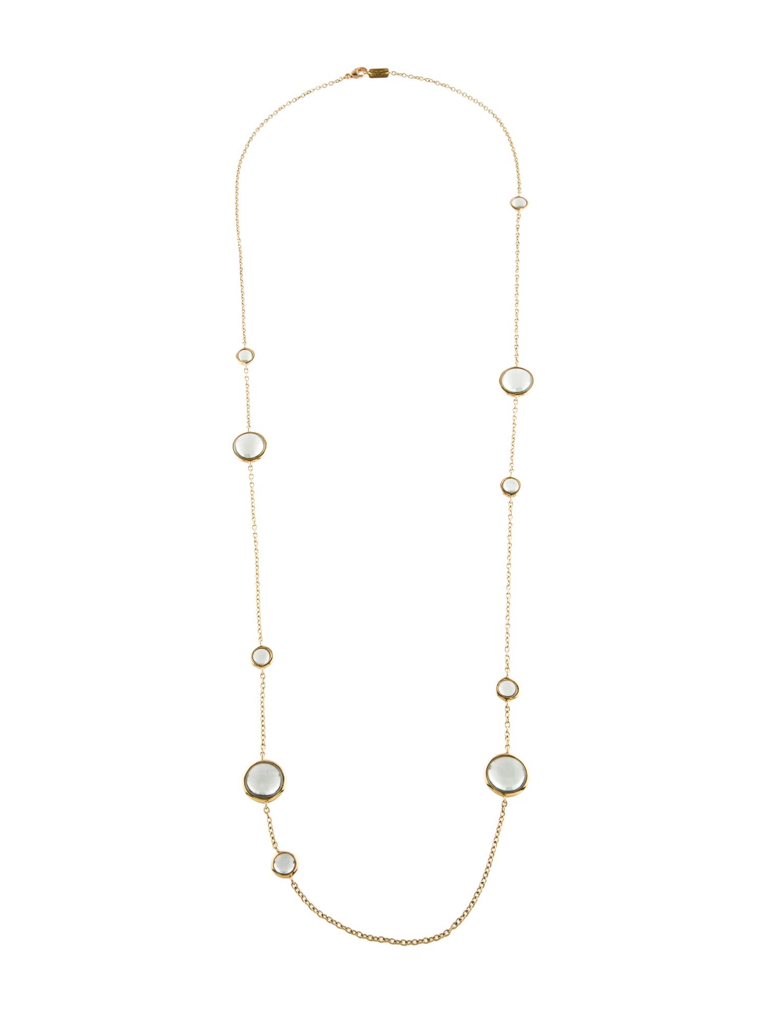 Ippolita 18K Prasiolite Station Necklace