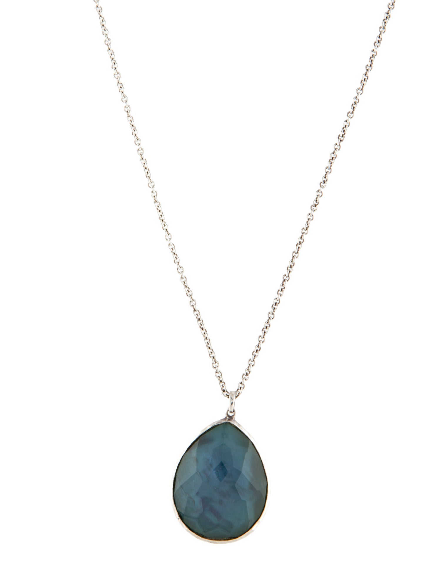 Ippolita Mother of Pearl & Quartz Doublet Rock Candy Pendant Necklace