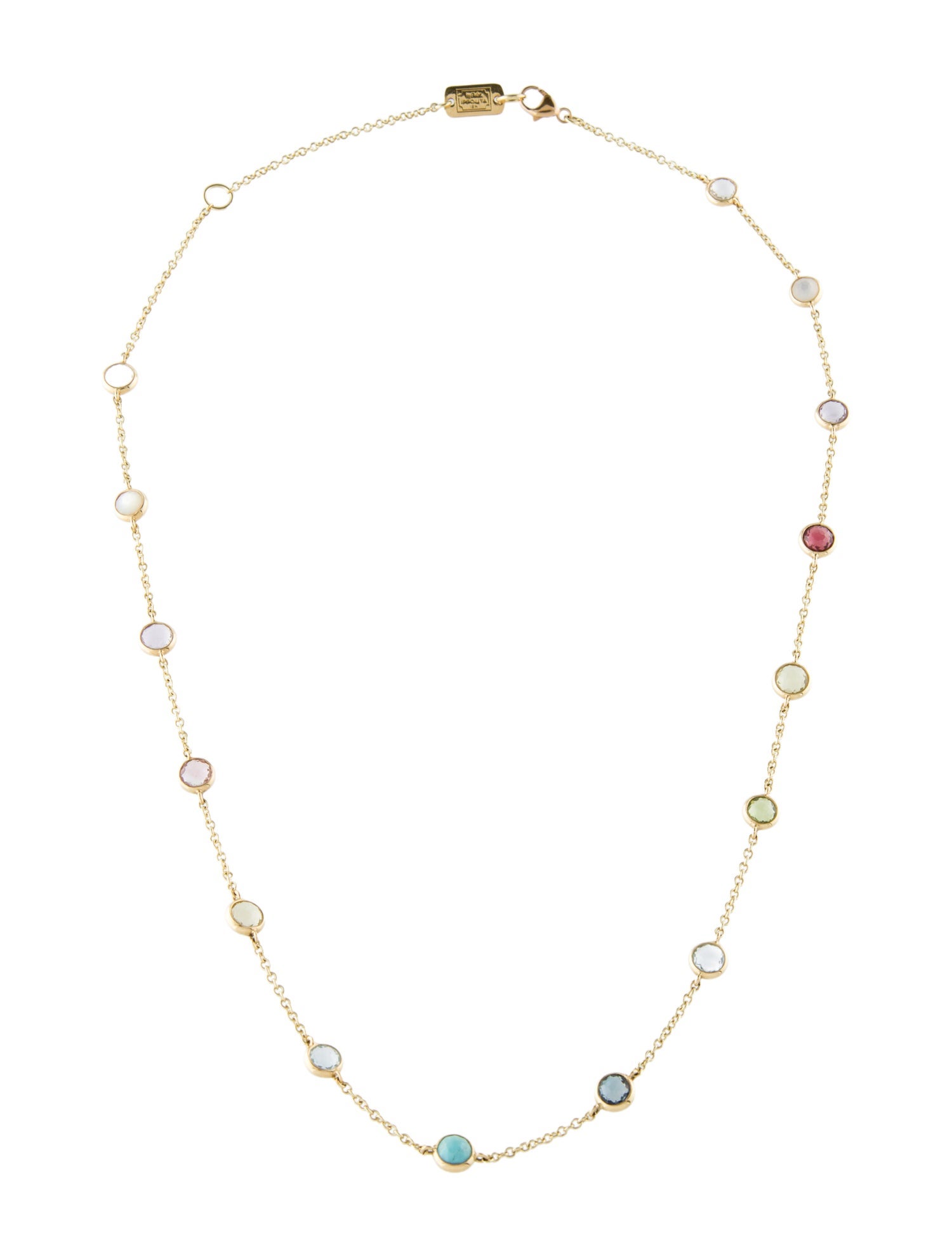 Ippolita 18K Mother of Pearl & Multistone Station Necklace
