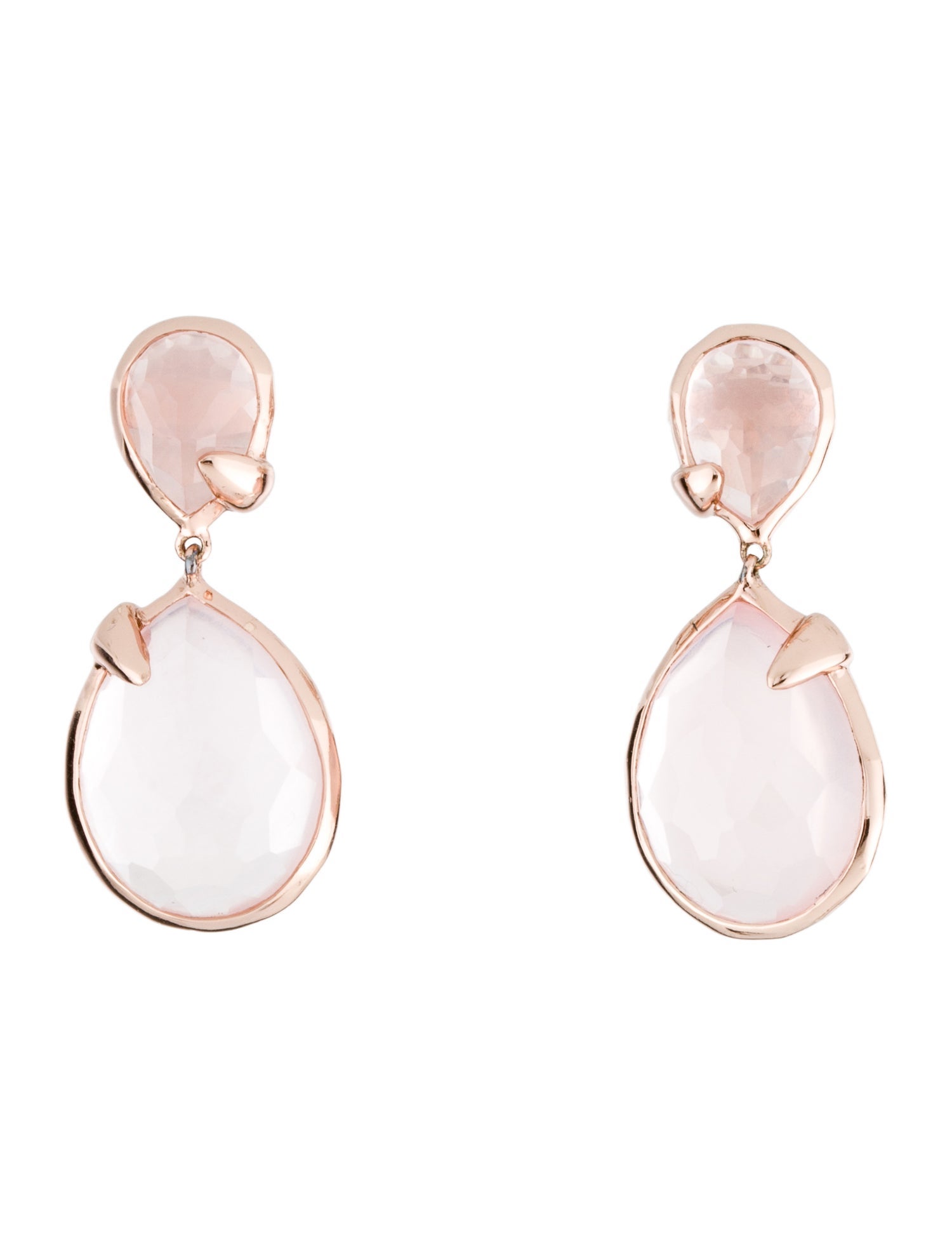 Ippolita Quartz Rosé Drop earrings