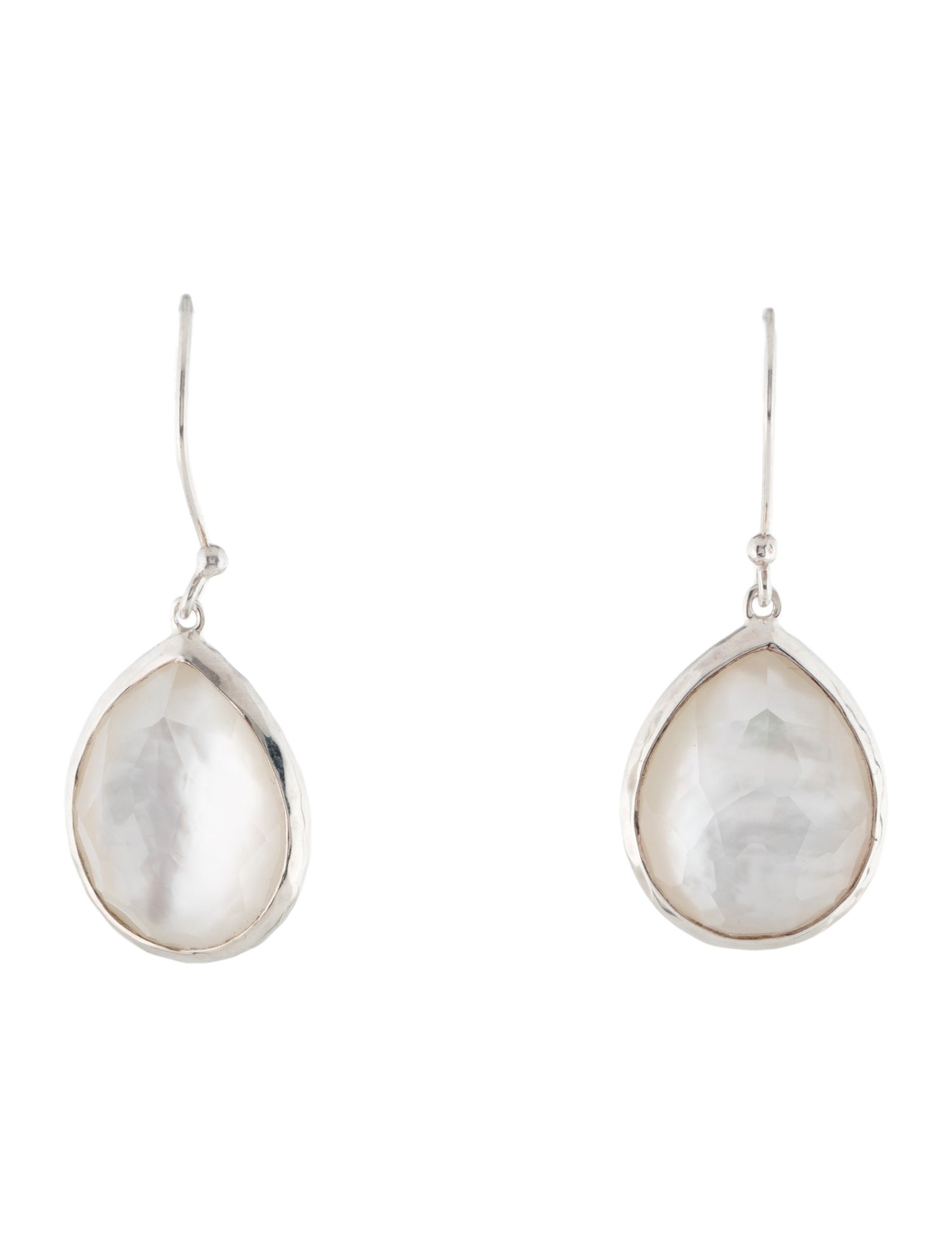 Ippolita Mother of pearl & Quartz Doublet Rock Candy Teardrop Earrings