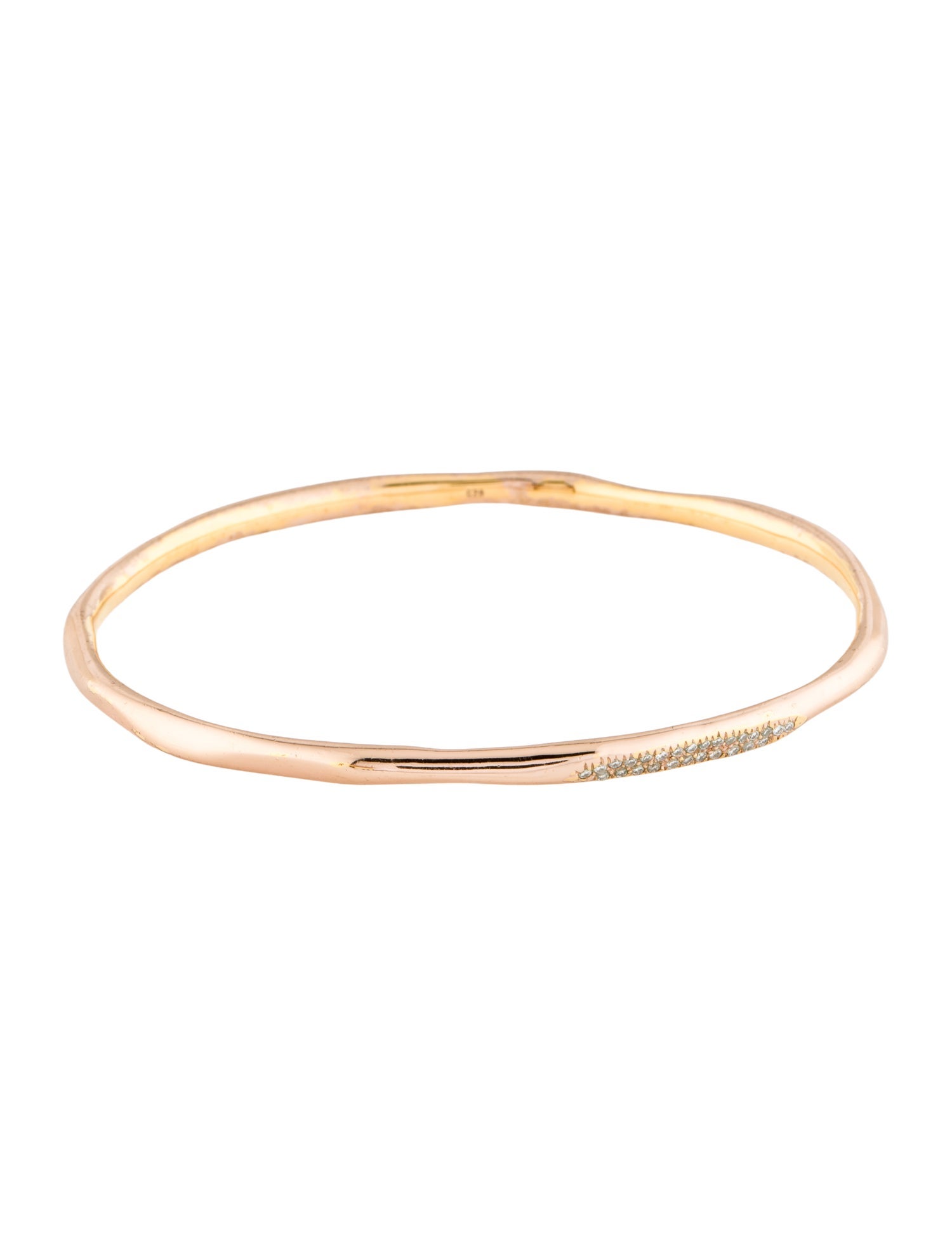 Ippolita Diamond Rosé Bangle