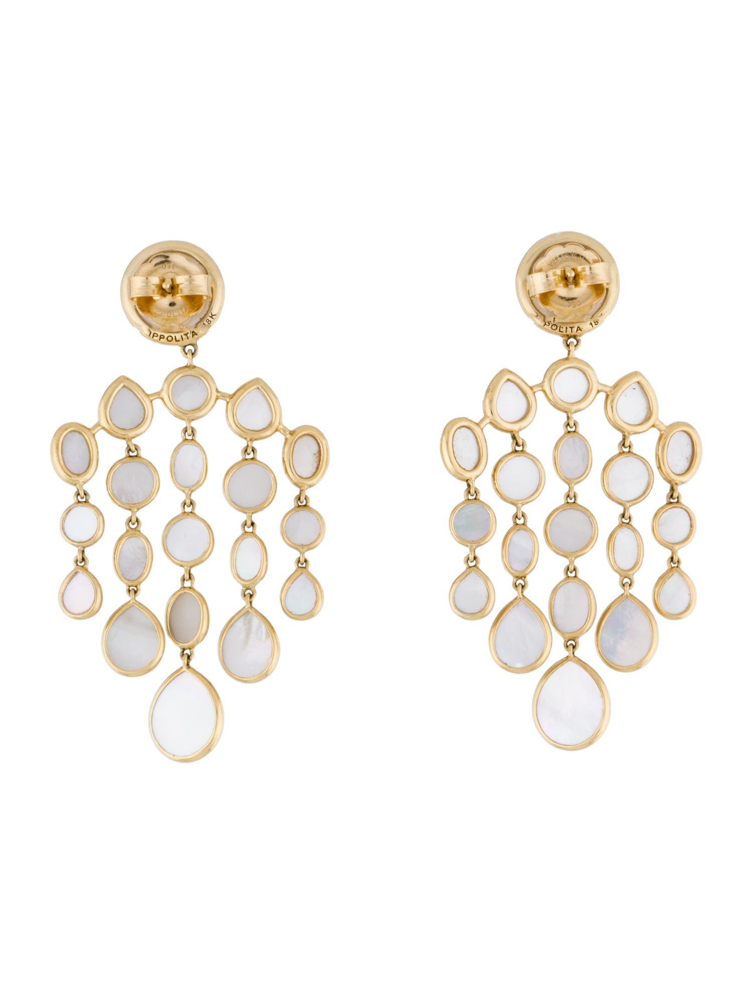 Ippolita 18K Mother Of Pearl Chandelier Earrings