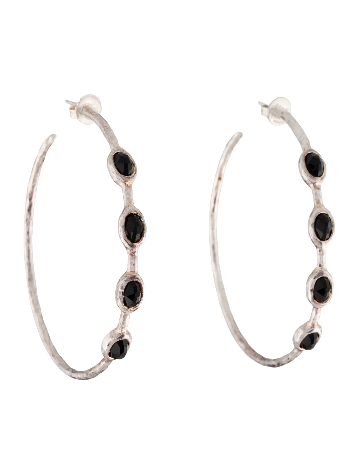 Ippolita Onyx Hoop Earrings