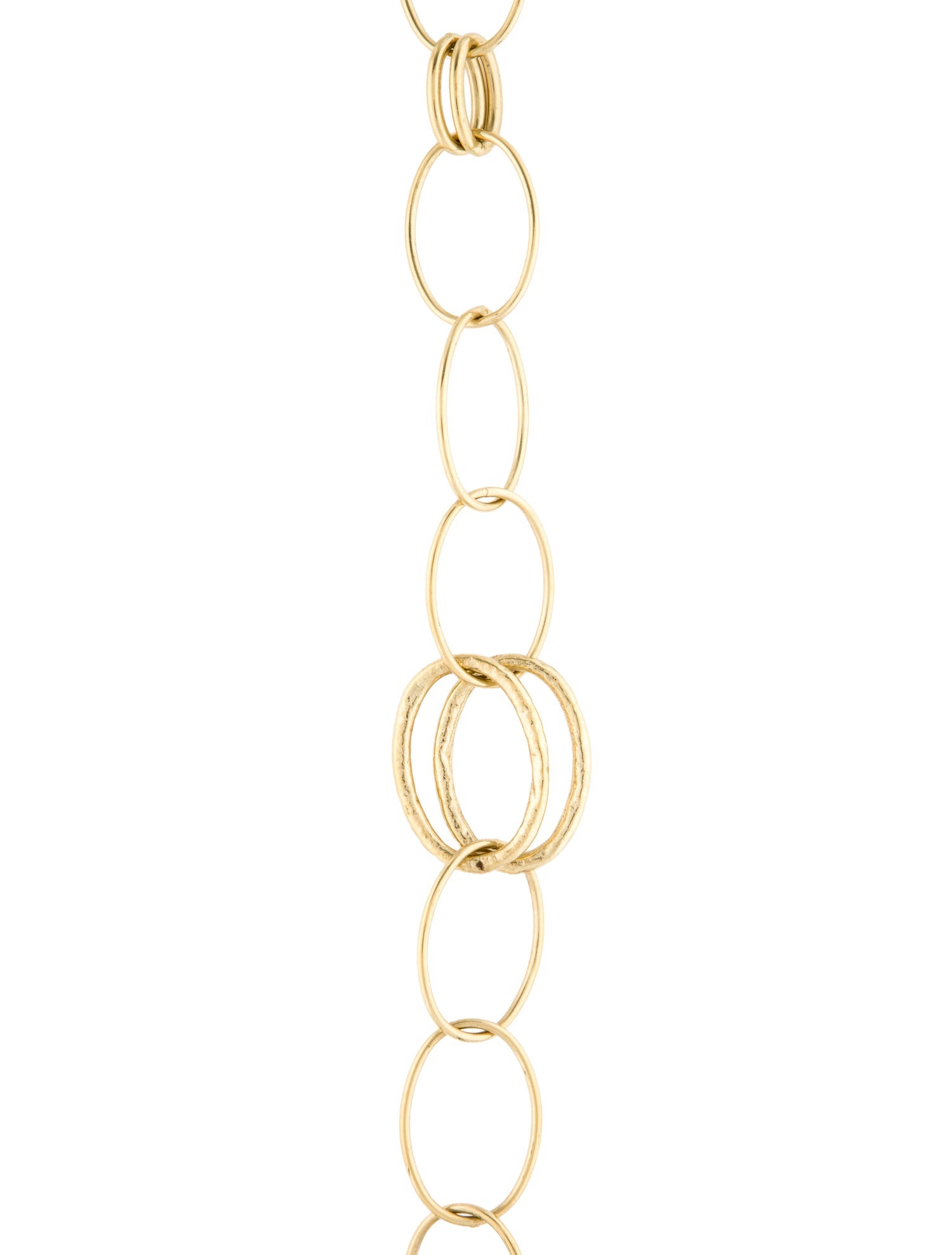 Ippolita 18K Hammered Bastille Long Link Necklace