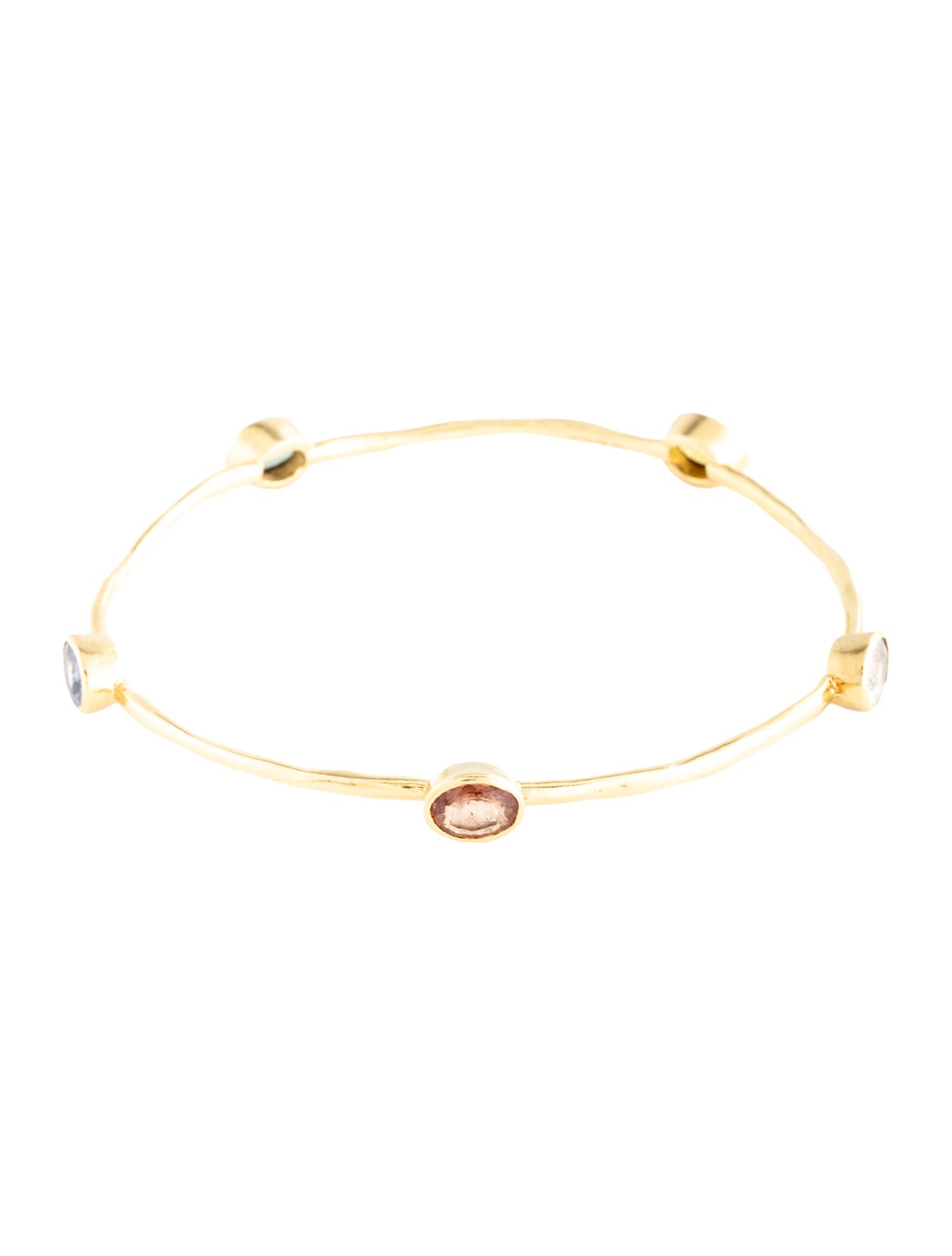 Ippolita 18K 3.24ctw Sapphire Rock Candy Station Bracelet