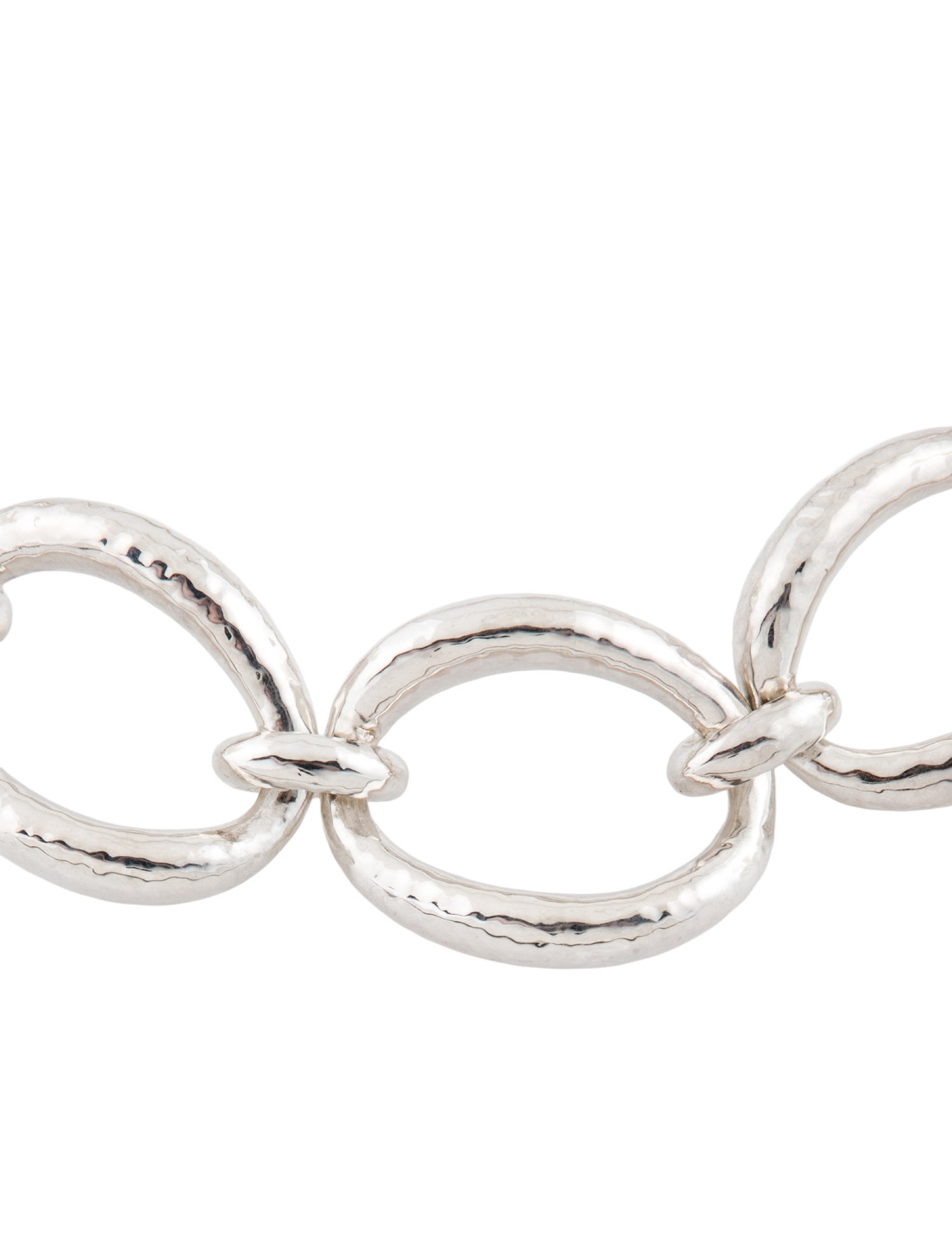 Ippolita Large Linked Hammered Bastille Necklace