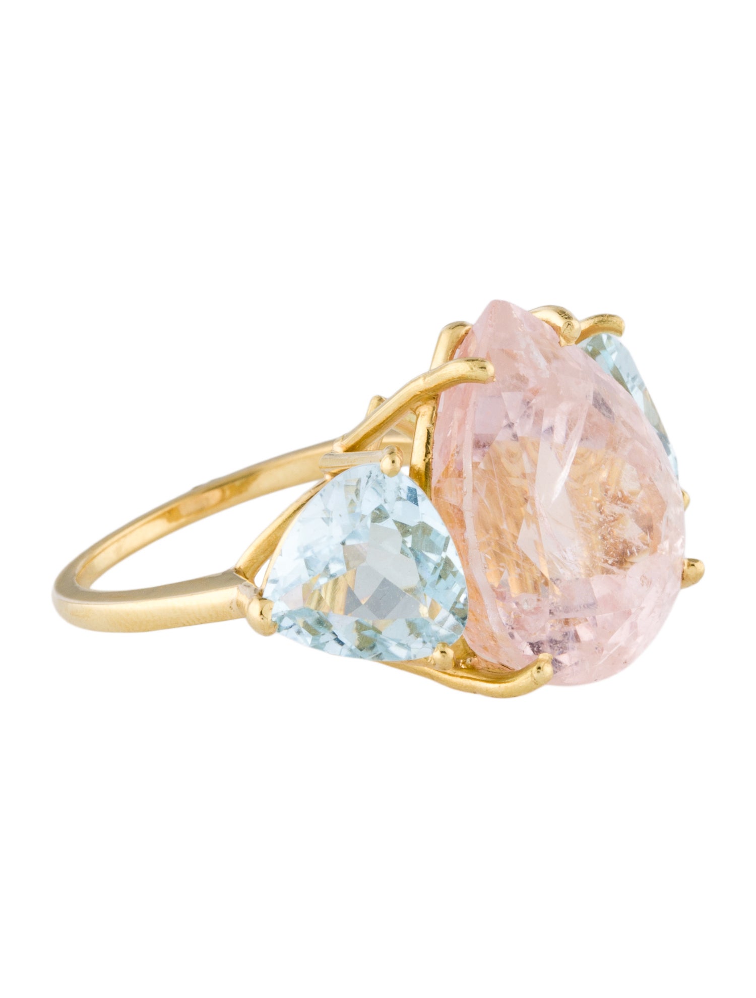 Irene Lummertz 18K Morganite & Topaz Cocktail Ring