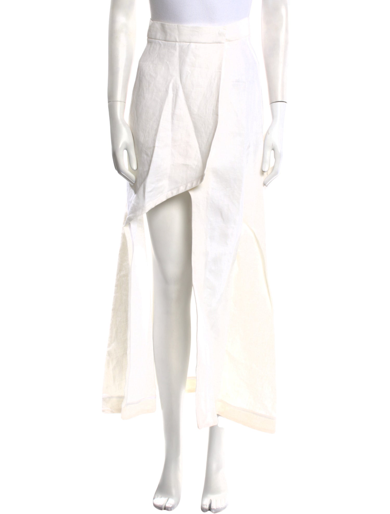 Isa Arfen Linen Midi Length Skirt