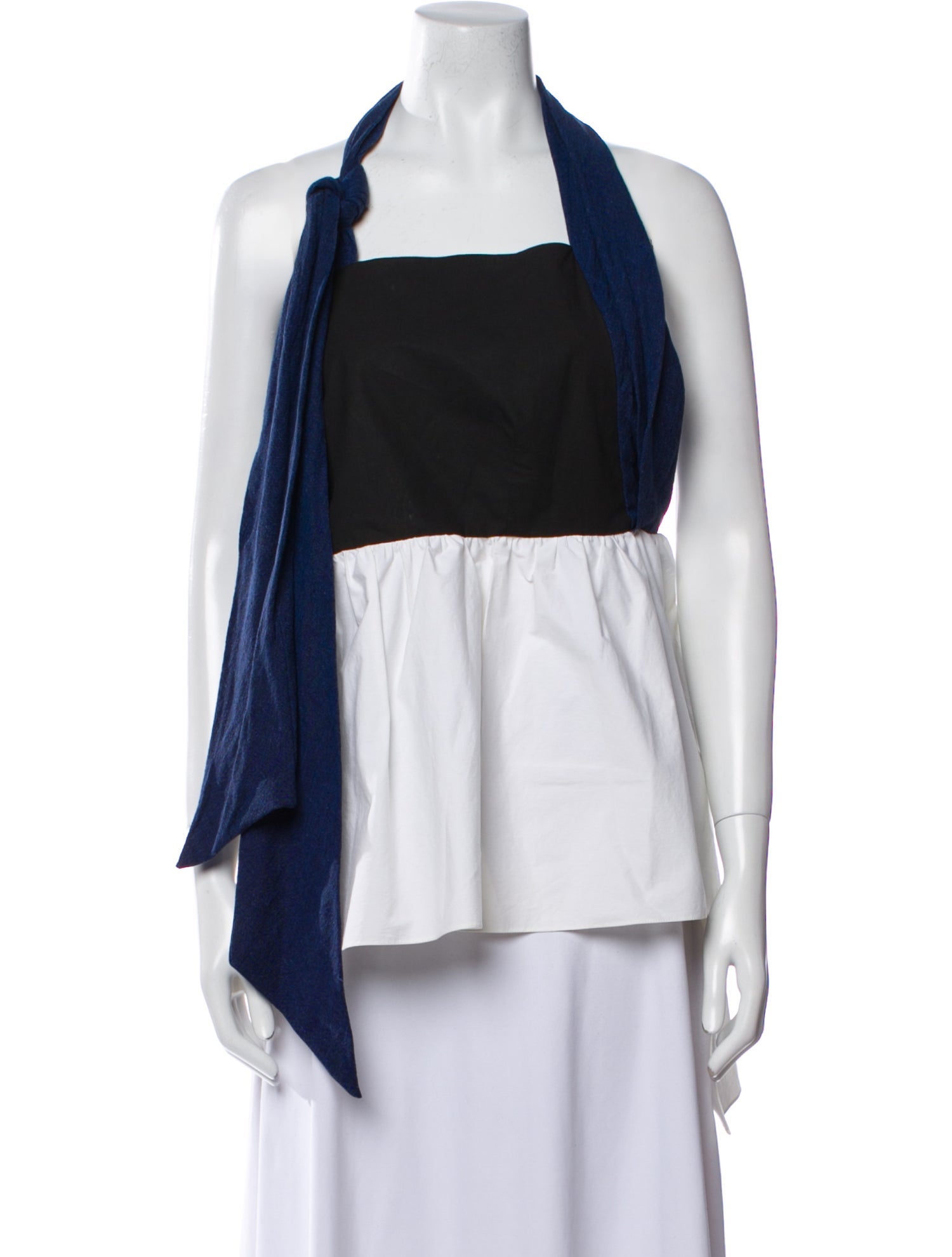 Isa Arfen Square Neckline Sleeveless Top