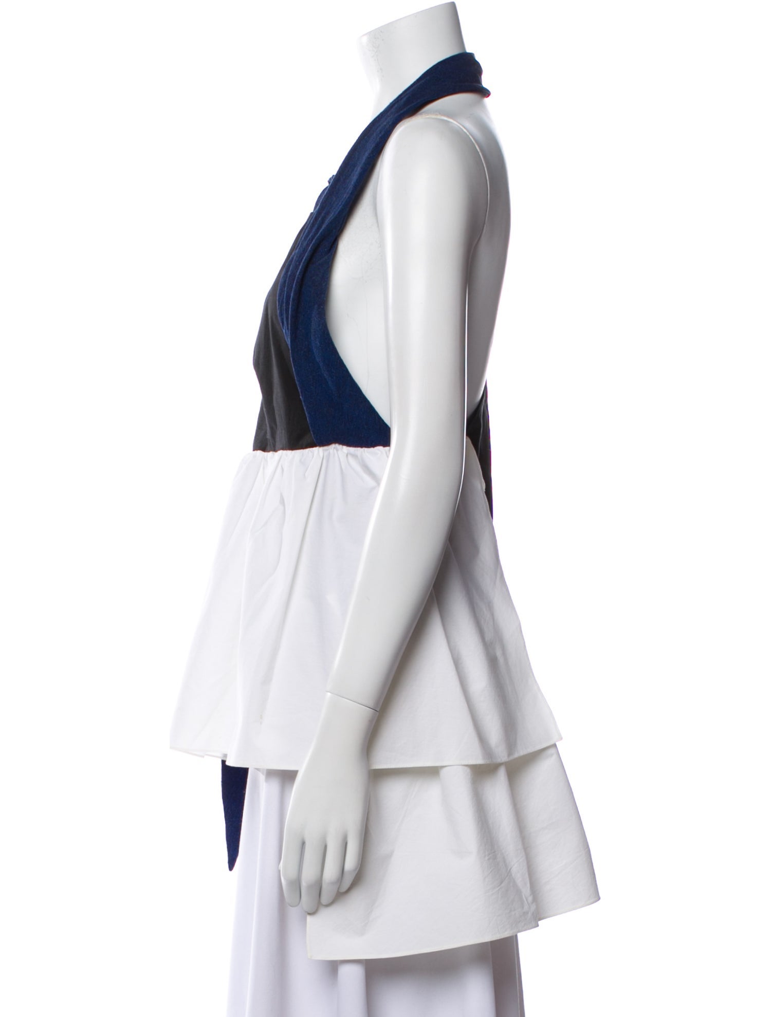 Isa Arfen Square Neckline Sleeveless Top